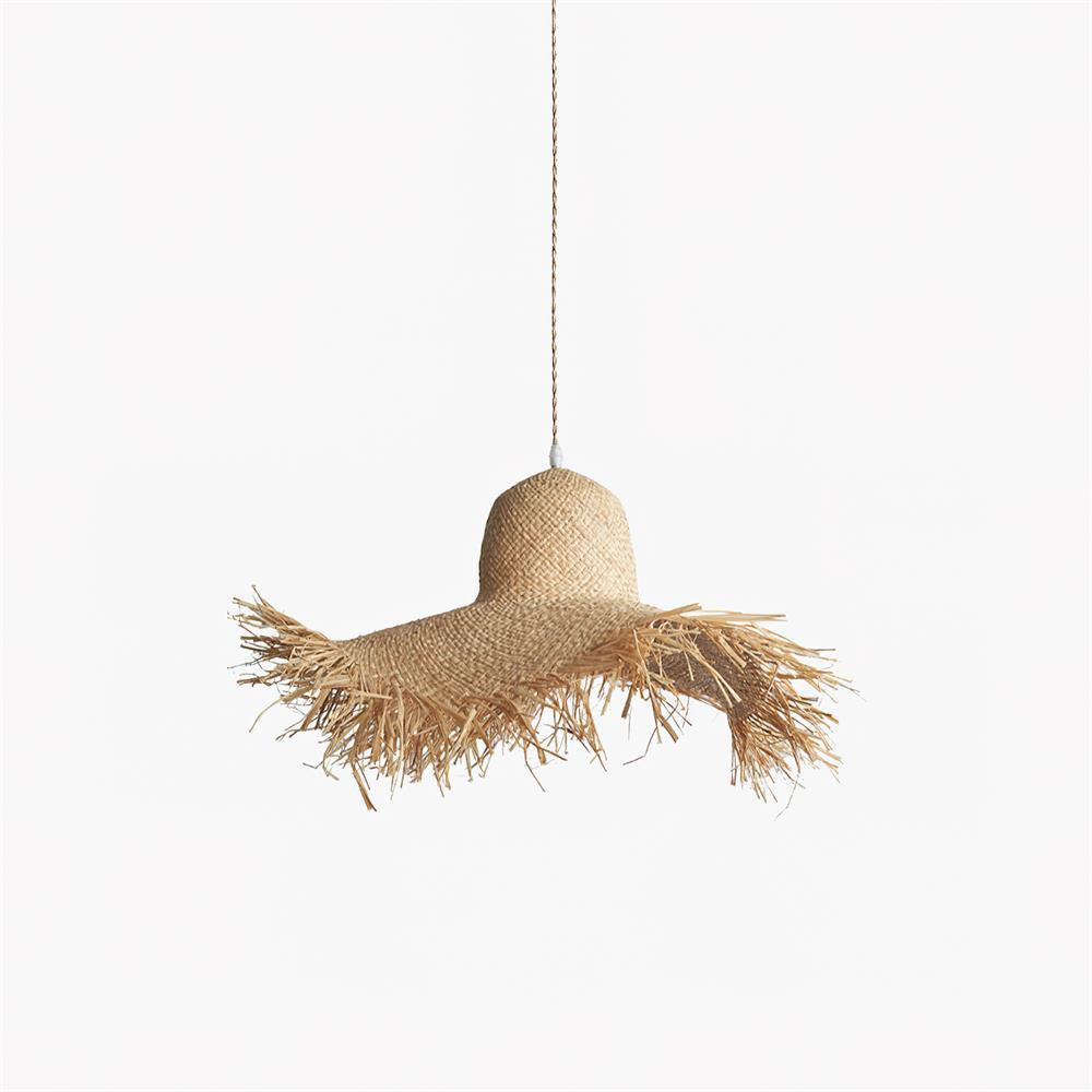 Zephyran Rattan Vintage Pendant Light - Letslighting