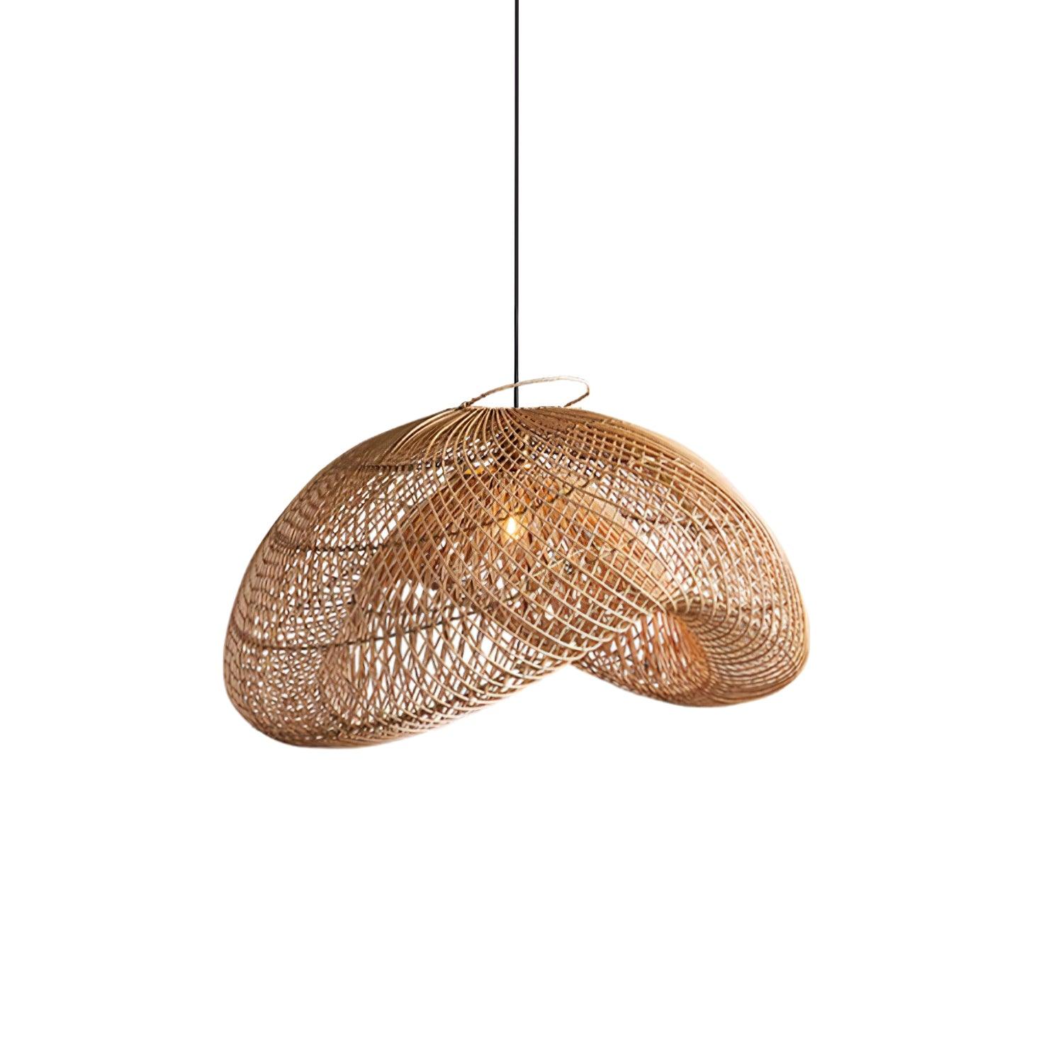 Averon Rattan Vintage Pendant Light - Letslighting