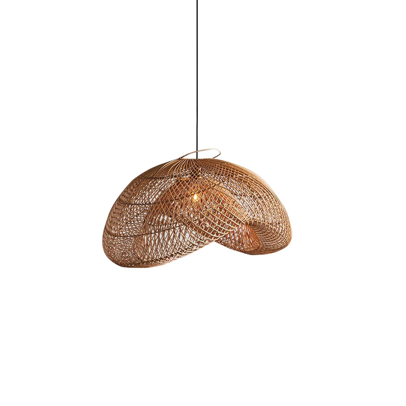 Averon Rattan Vintage Pendant Light - Letslighting