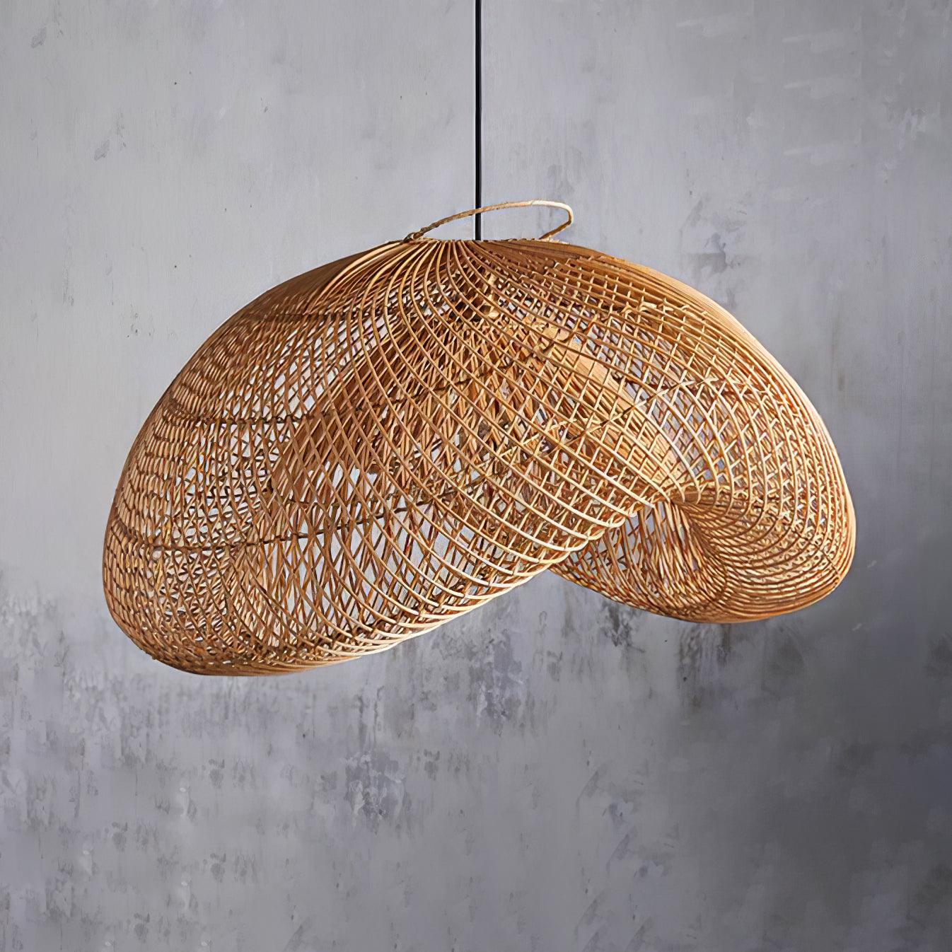 Averon Rattan Vintage Pendant Light - Letslighting