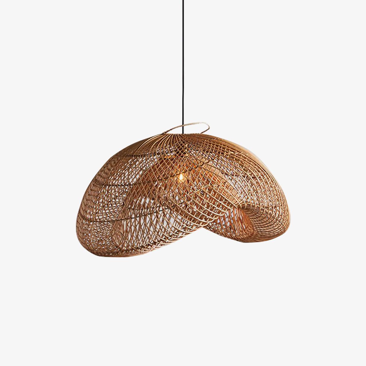 Averon Rattan Vintage Pendant Light - Letslighting