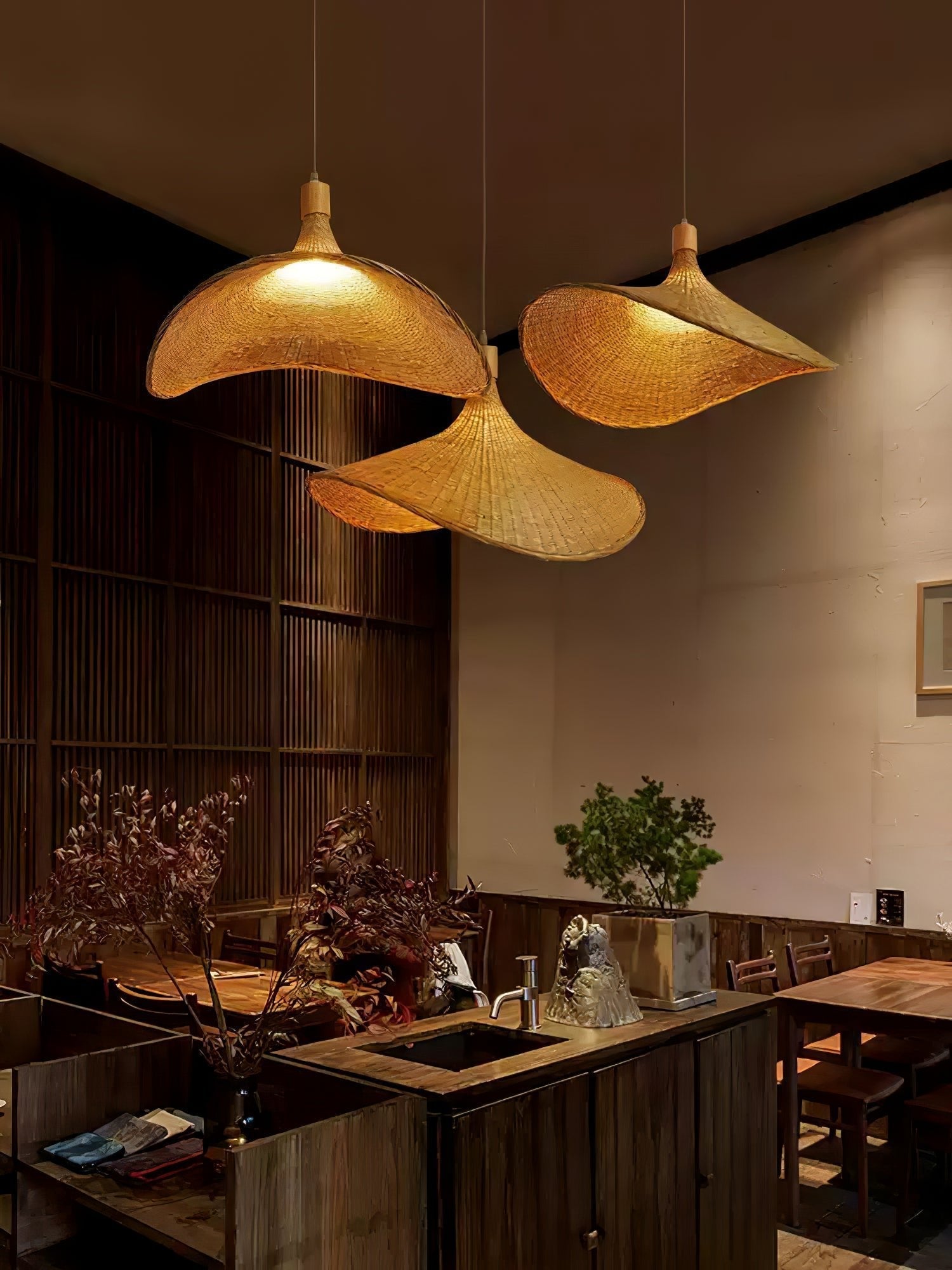 Marona Rattan Vintage Pendant Light - Letslighting