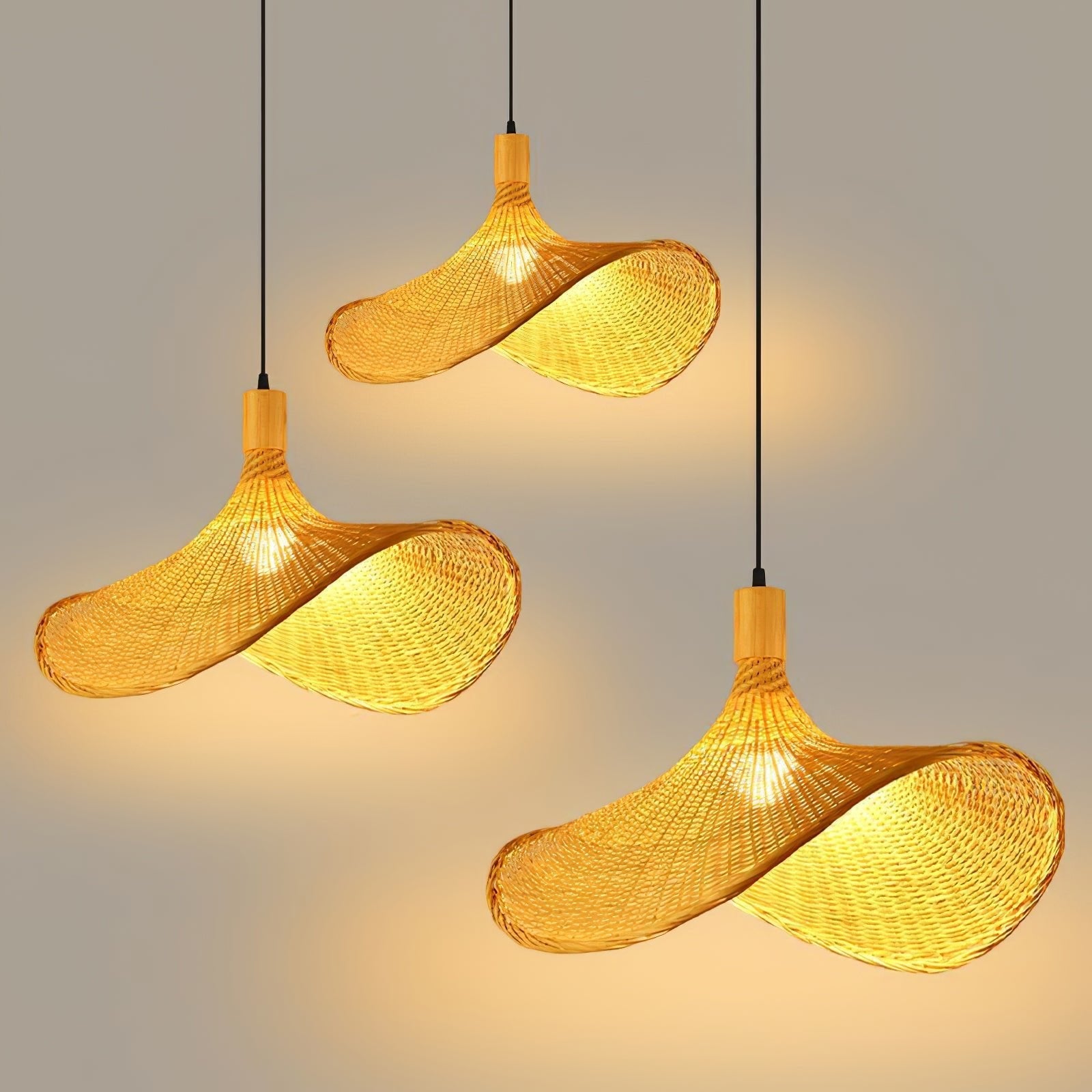 Marona Rattan Vintage Pendant Light - Letslighting