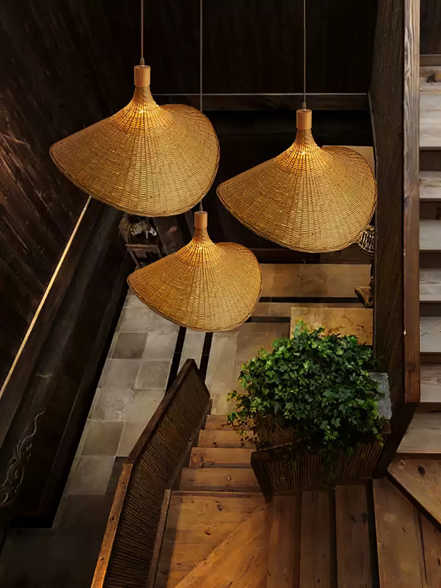 Marona Rattan Vintage Pendant Light - Letslighting