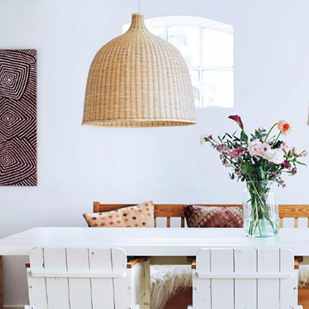 Willow Rustic Rattan Pandent Light - Letslighting