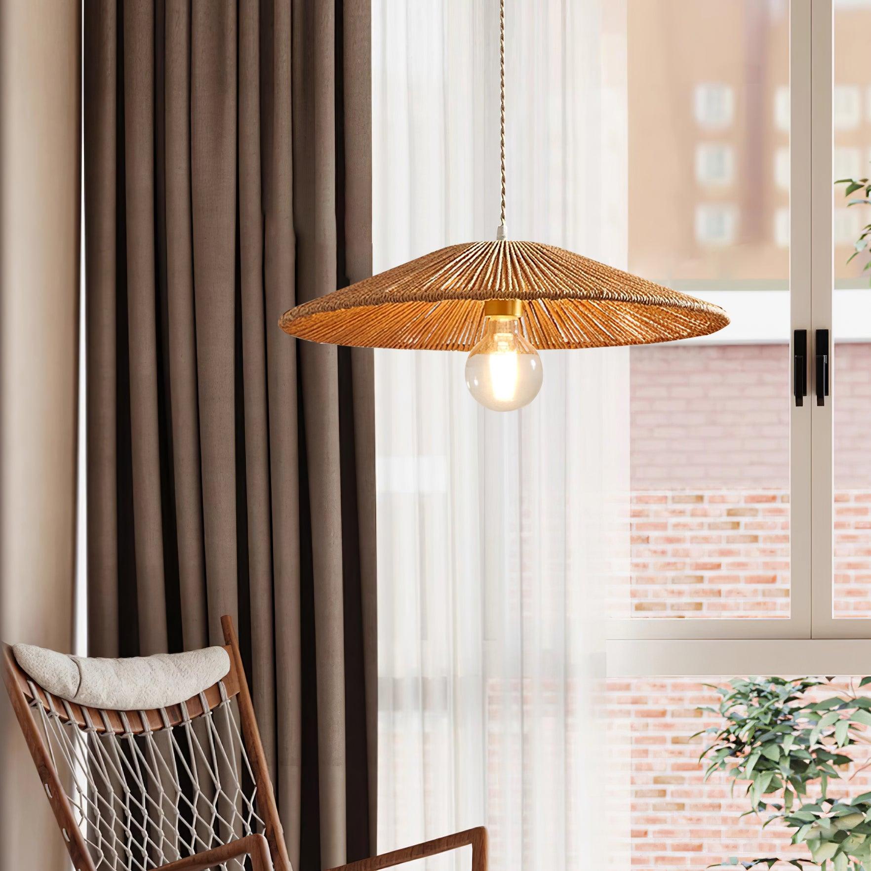 Sola Rattan Pendant Light - Letslighting