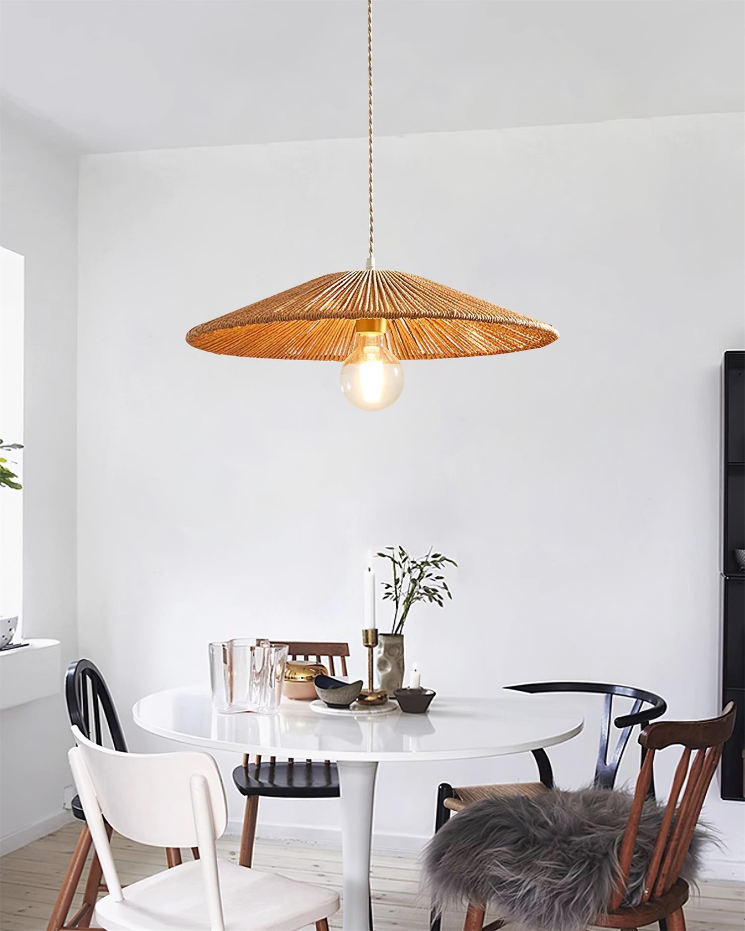 Sola Rattan Pendant Light - Letslighting