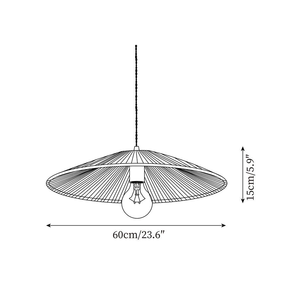 Sola Rattan Pendant Light - Letslighting