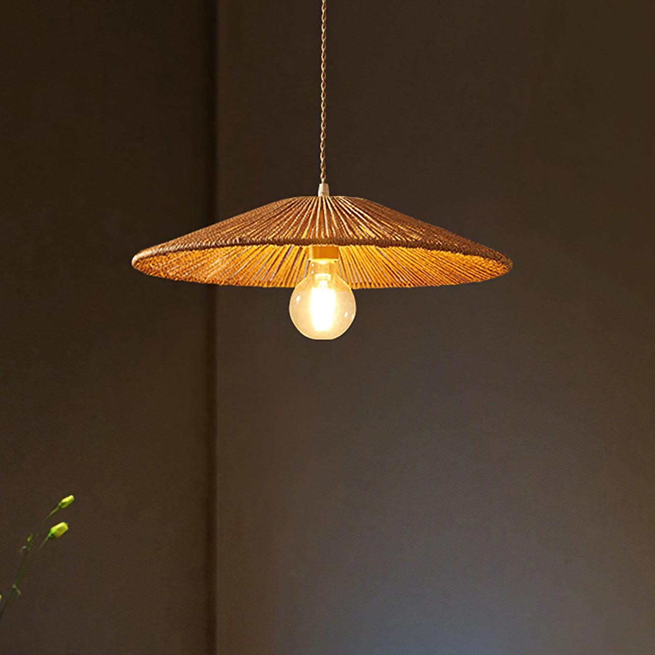 Sola Rattan Pendant Light - Letslighting