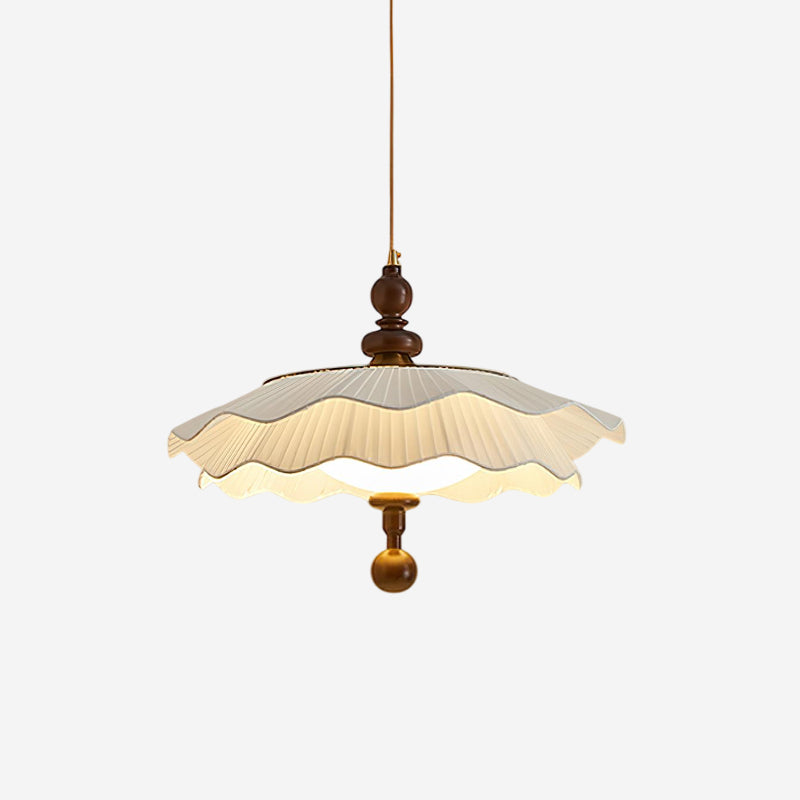 Ravina Pendant Lamp Pleated Ruffled Edge - Letslighting