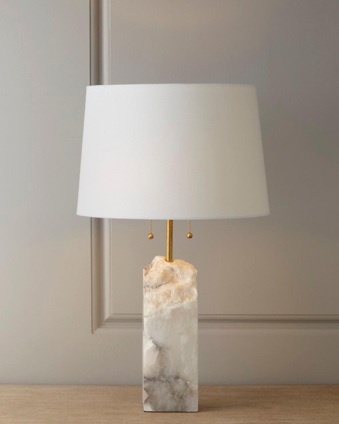 Syvaris Minimalist Alabaster Table Lamp - Letslighting