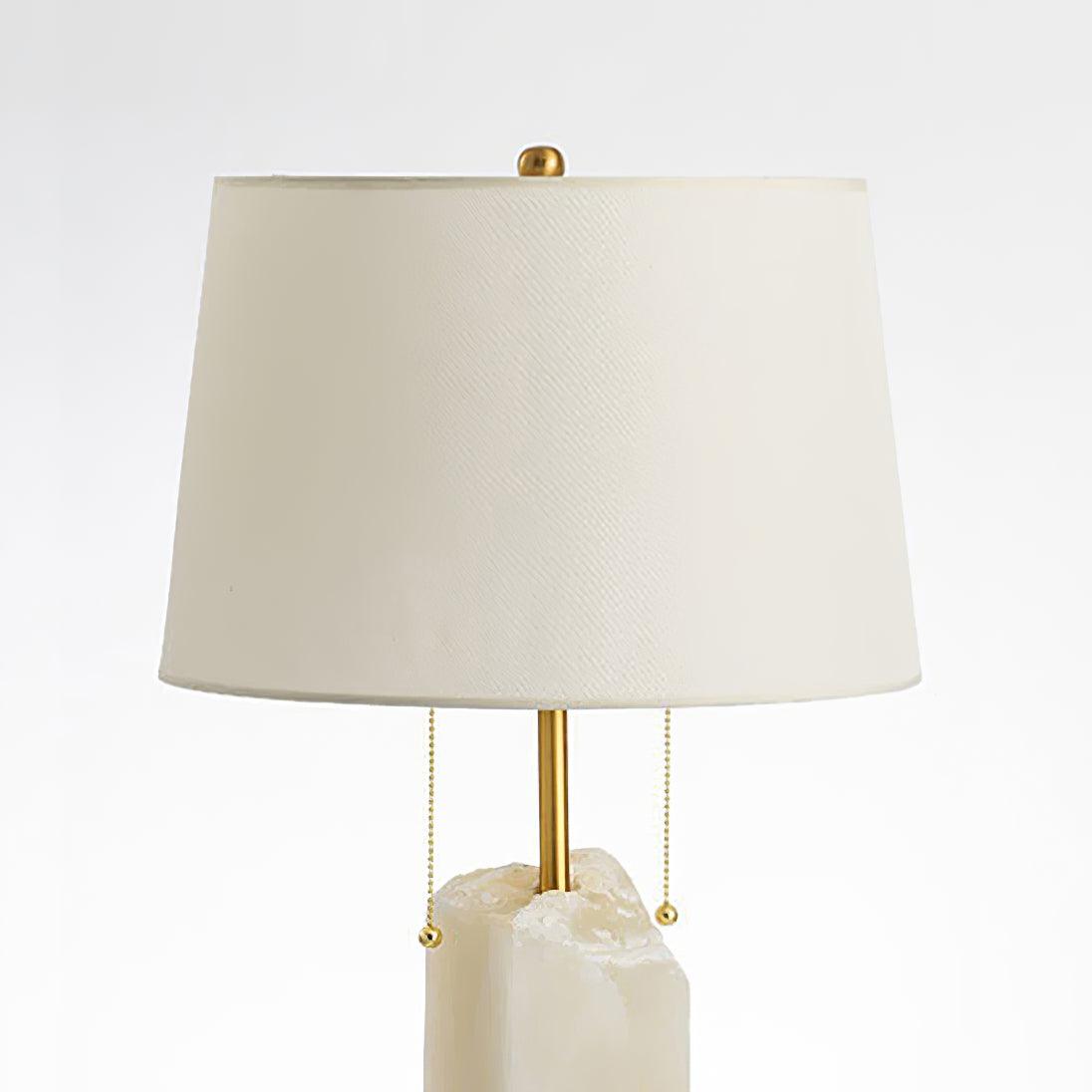Syvaris Minimalist Alabaster Table Lamp - Letslighting