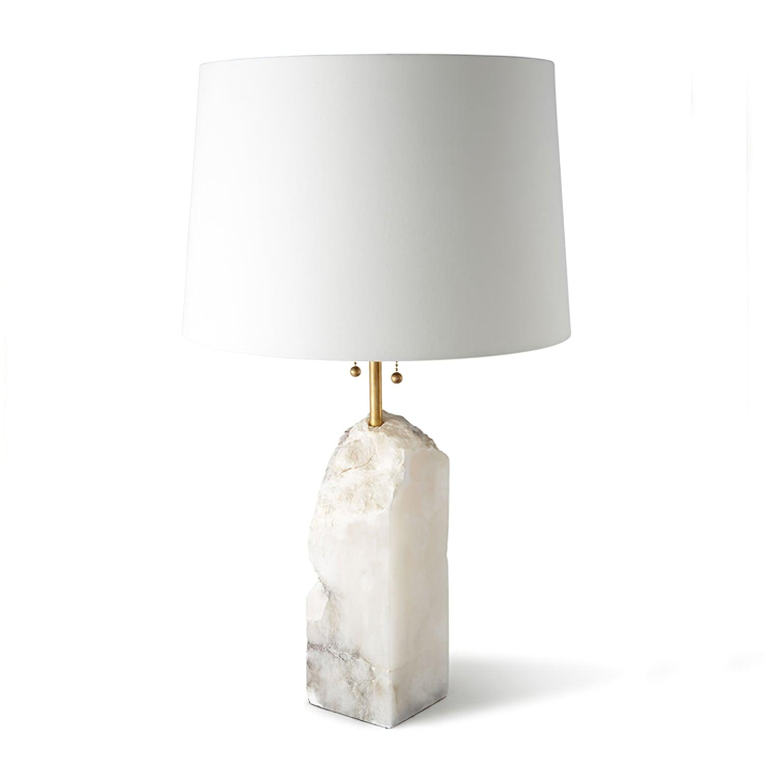 Syvaris Minimalist Alabaster Table Lamp - Letslighting