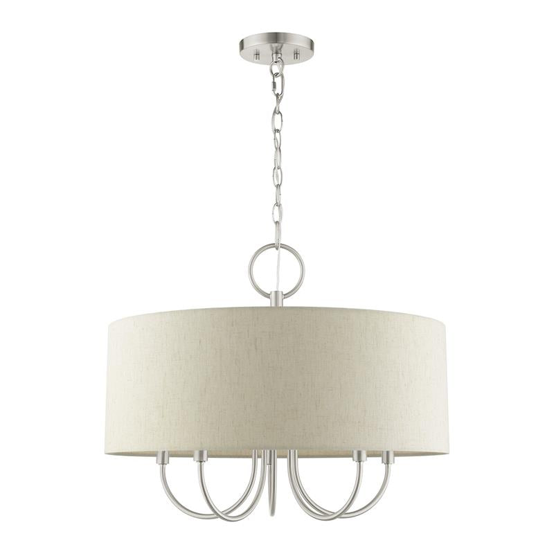 Ovyneth Classic Vintage Drum Fabric Chandelier - Letslighting