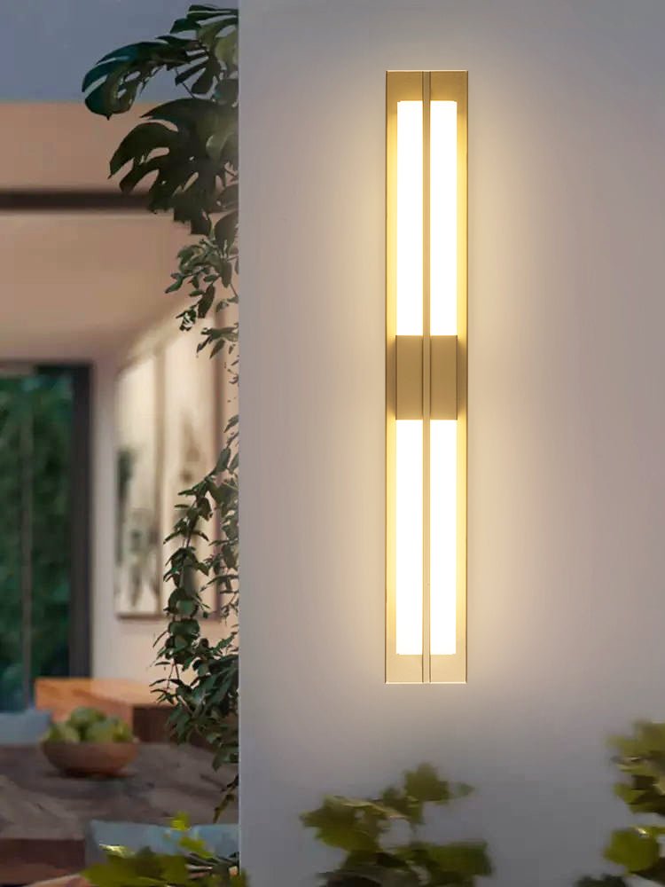 Caspian Alabaster Brass Wall Light - Letslighting