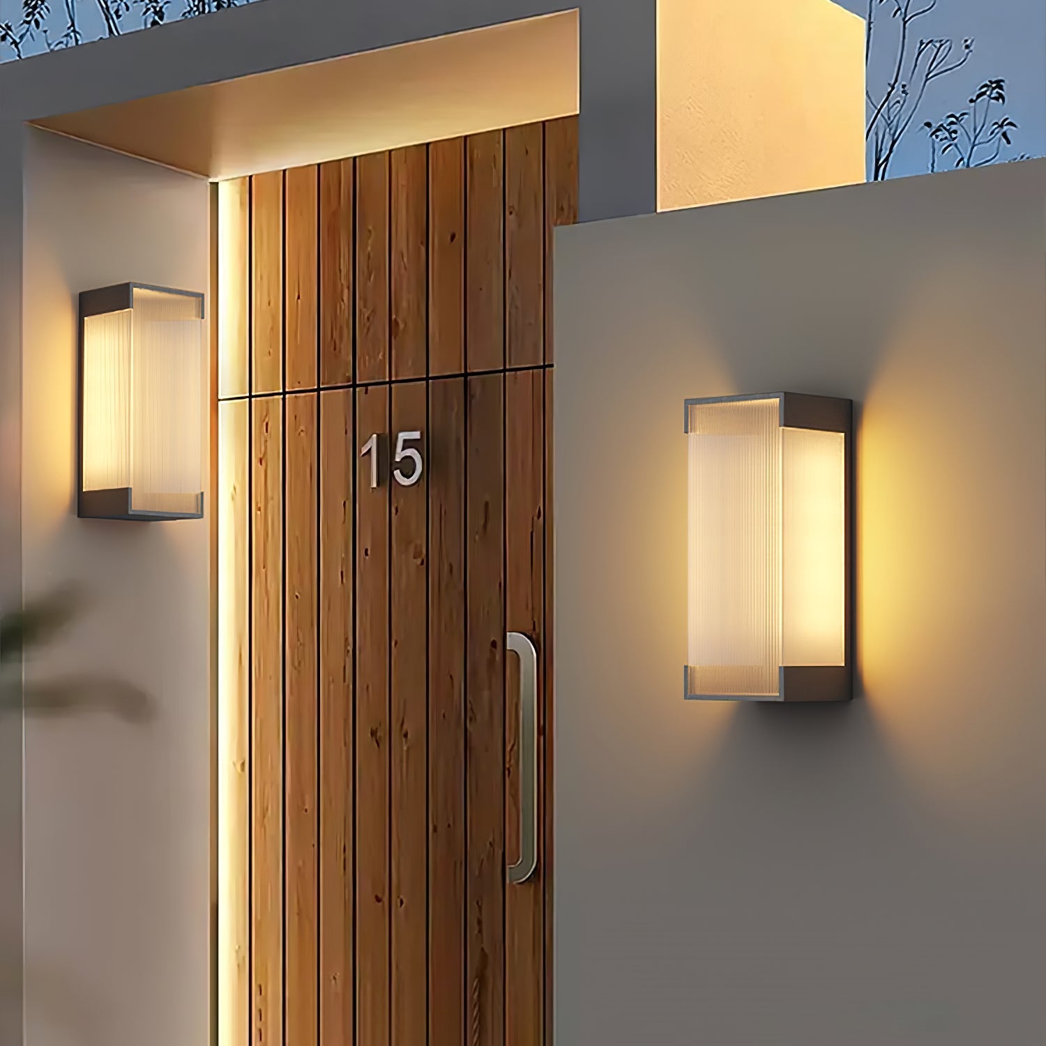 Ivela Unique Rectangular Solar Outdoor Wall Light - Letslighting