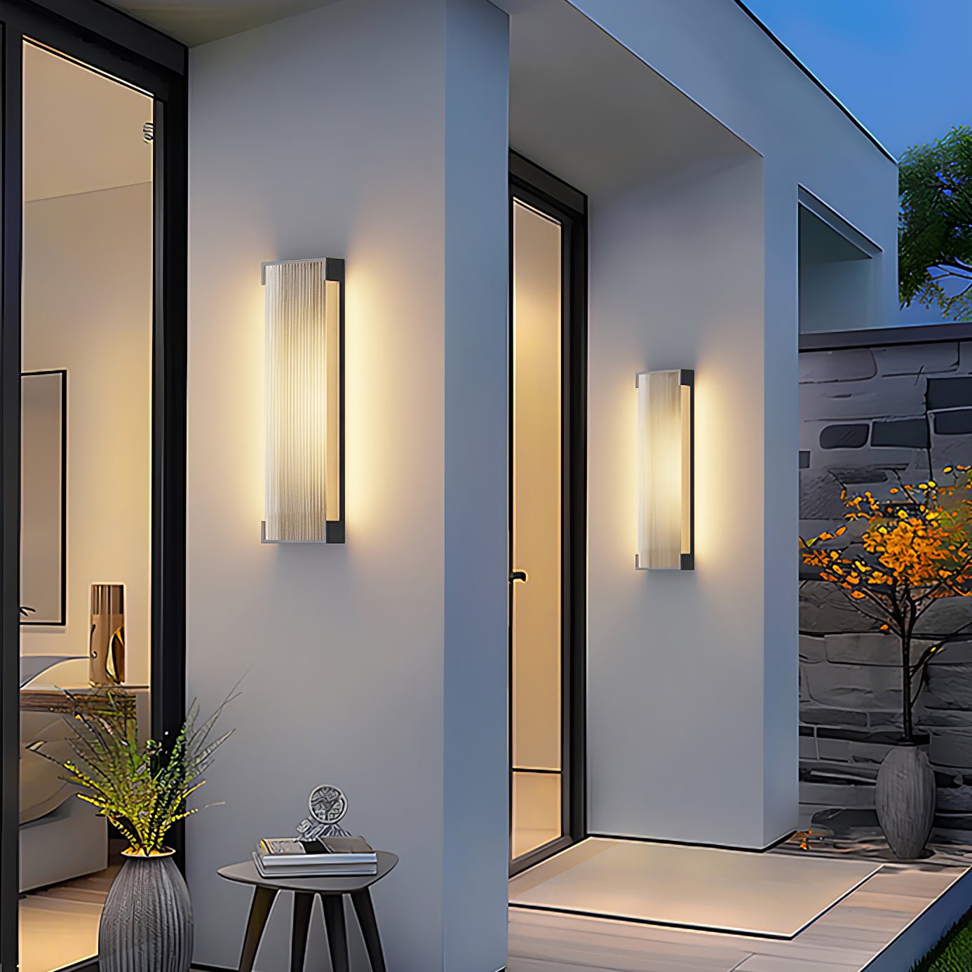 Elraearis Unique Rectangular Outdoor Wall Light - Letslighting