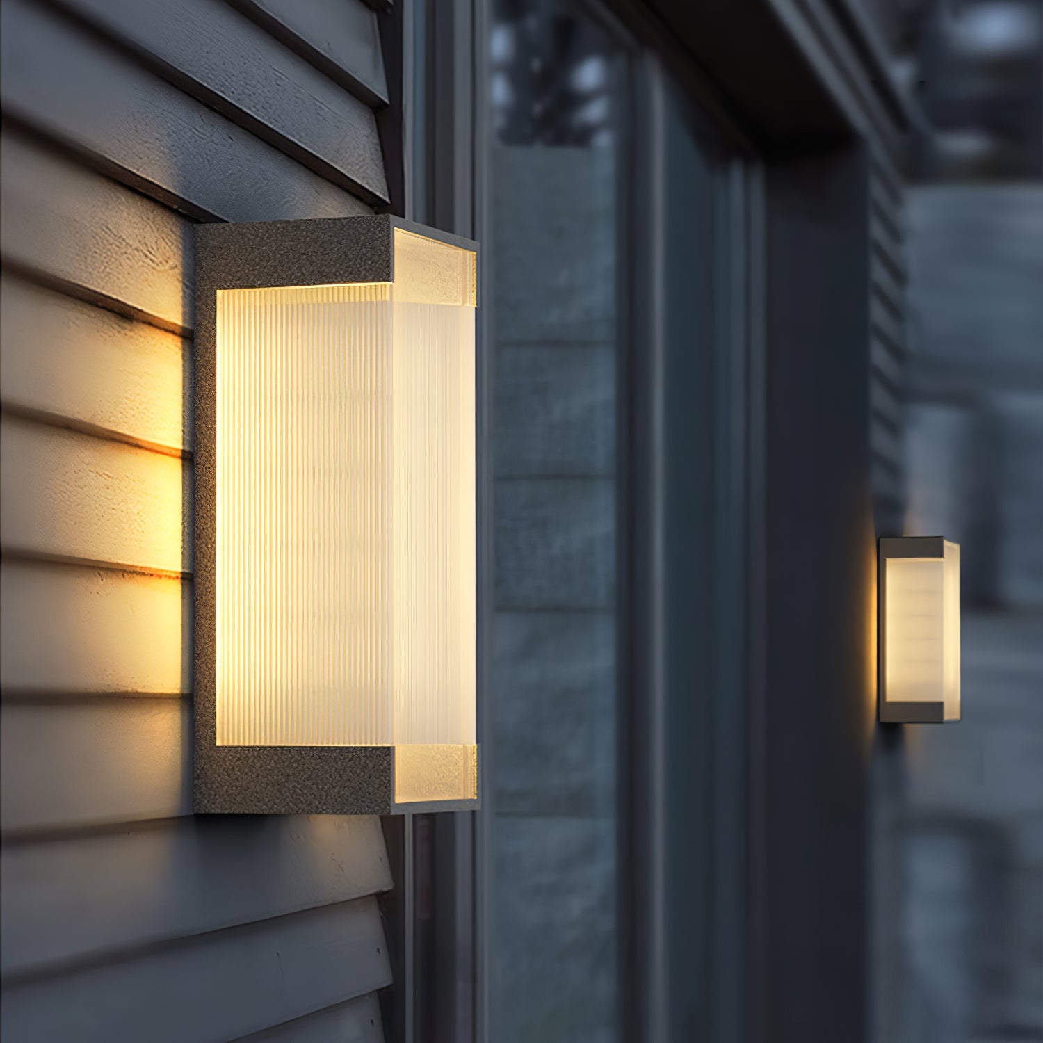 Ivela Unique Rectangular Solar Outdoor Wall Light - Letslighting