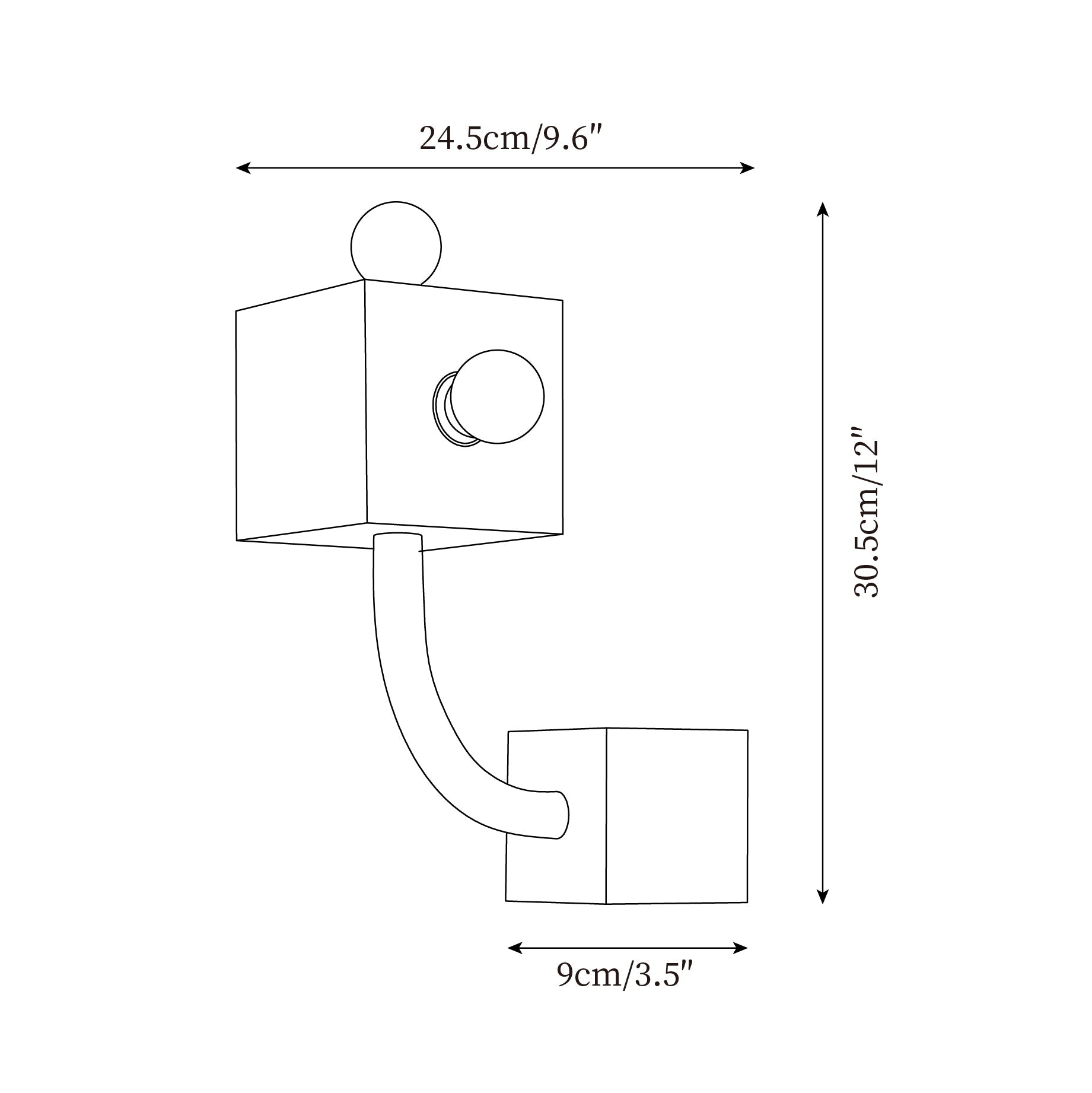 AvantCube Red Wall Lamp - Letslighting