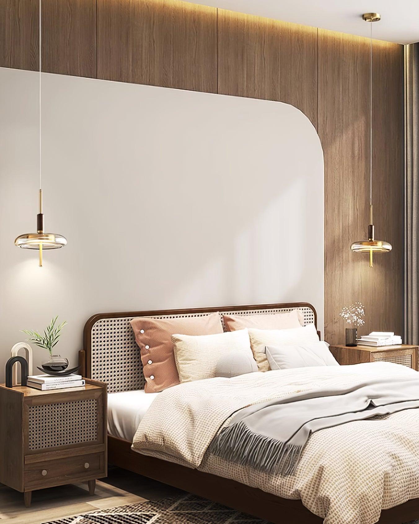 Redondo LED Halo Glass Disc Pendant Lamp - Letslighting