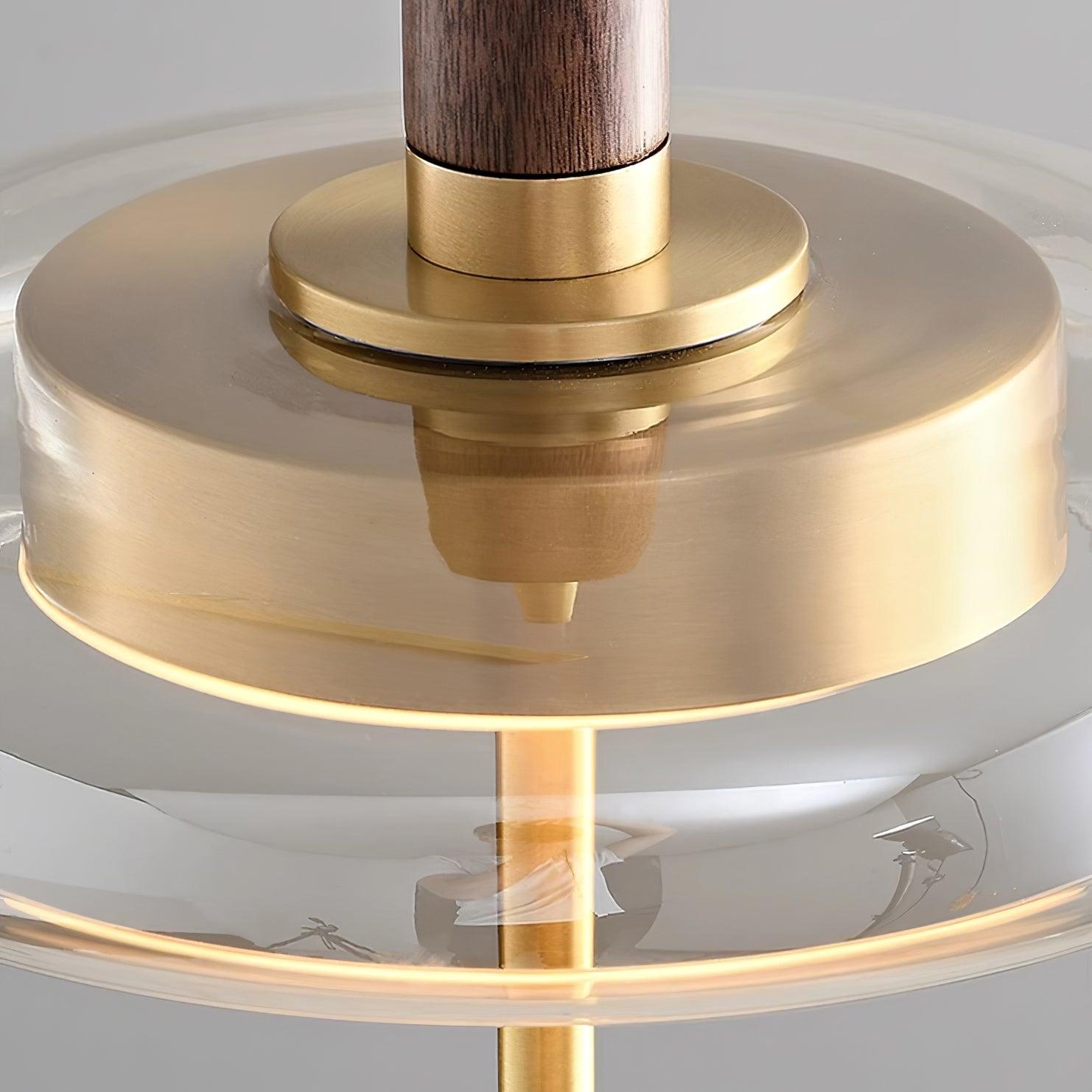 Redondo LED Halo Glass Disc Pendant Lamp - Letslighting