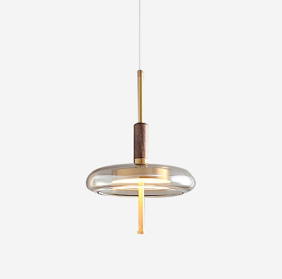 Redondo LED Halo Glass Disc Pendant Lamp - Letslighting