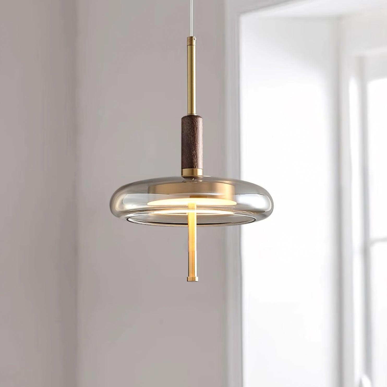 Redondo LED Halo Glass Disc Pendant Lamp - Letslighting