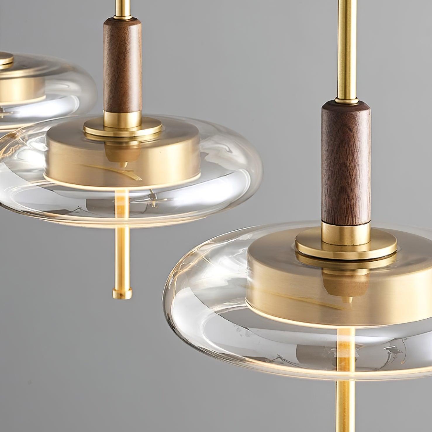 Redondo LED Halo Glass Disc Pendant Lamp - Letslighting