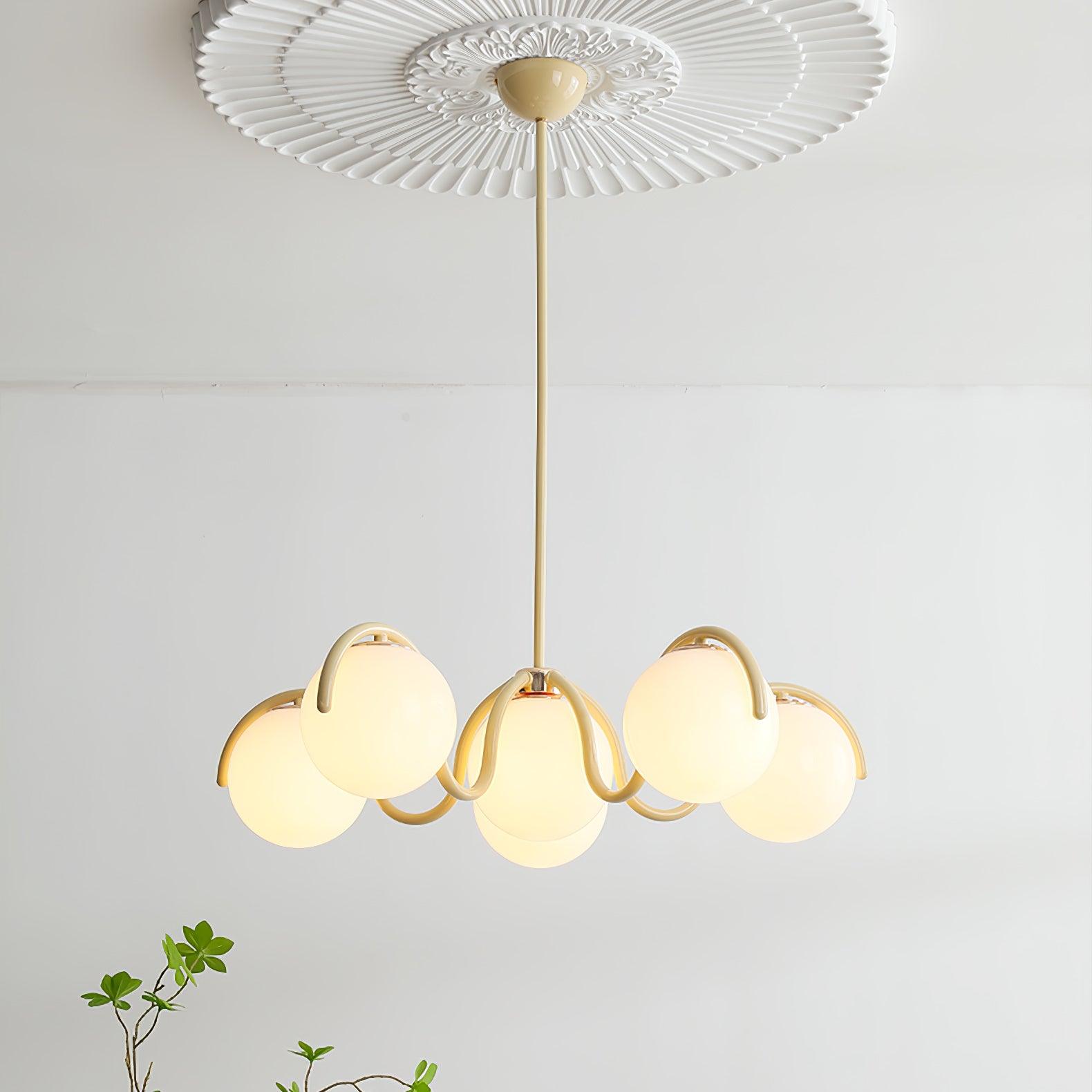 Aria Curve Linear Chandelier - Letslighting