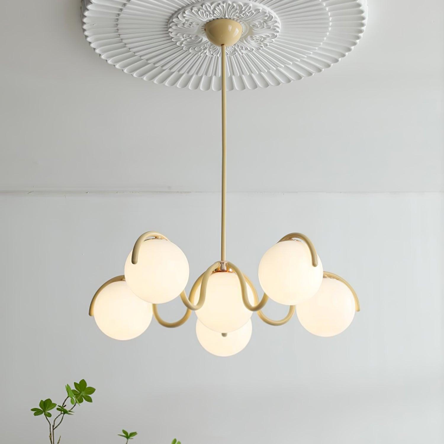 Aria Curve Linear Chandelier - Letslighting