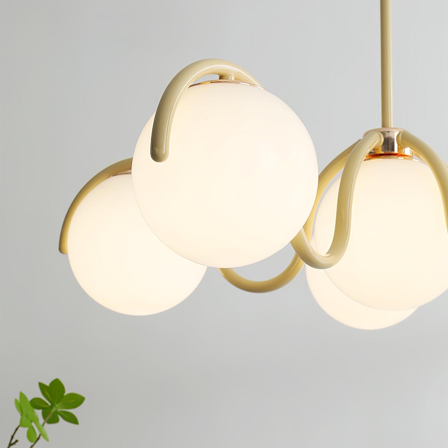 Aria Curve Linear Chandelier - Letslighting