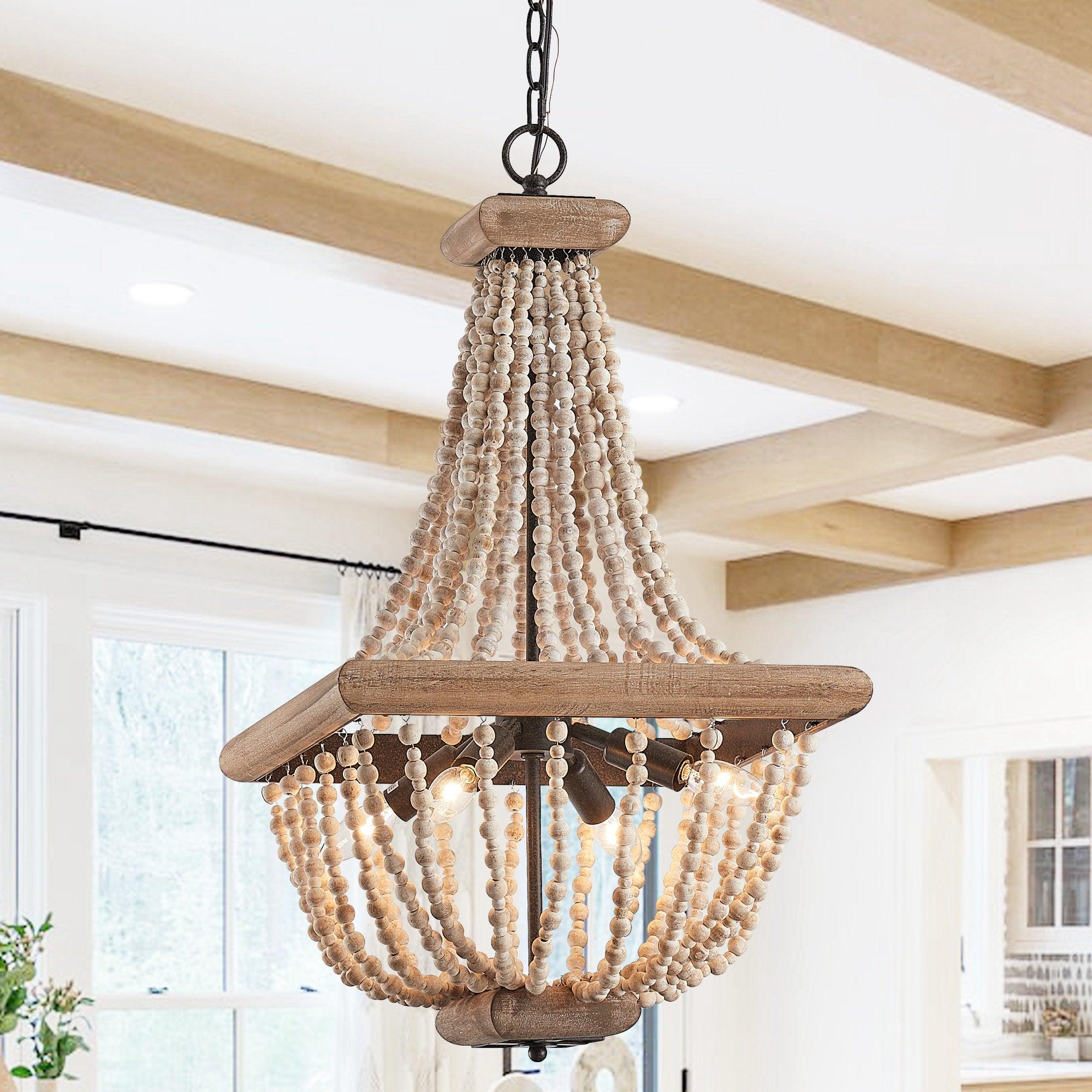 Aursorir Postmodern Luxury Wooden Chandelier - Letslighting