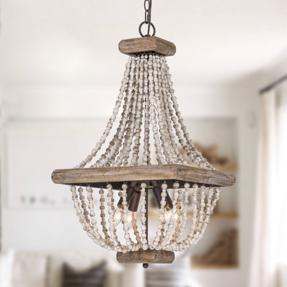 Aursorir Postmodern Luxury Wooden Chandelier - Letslighting