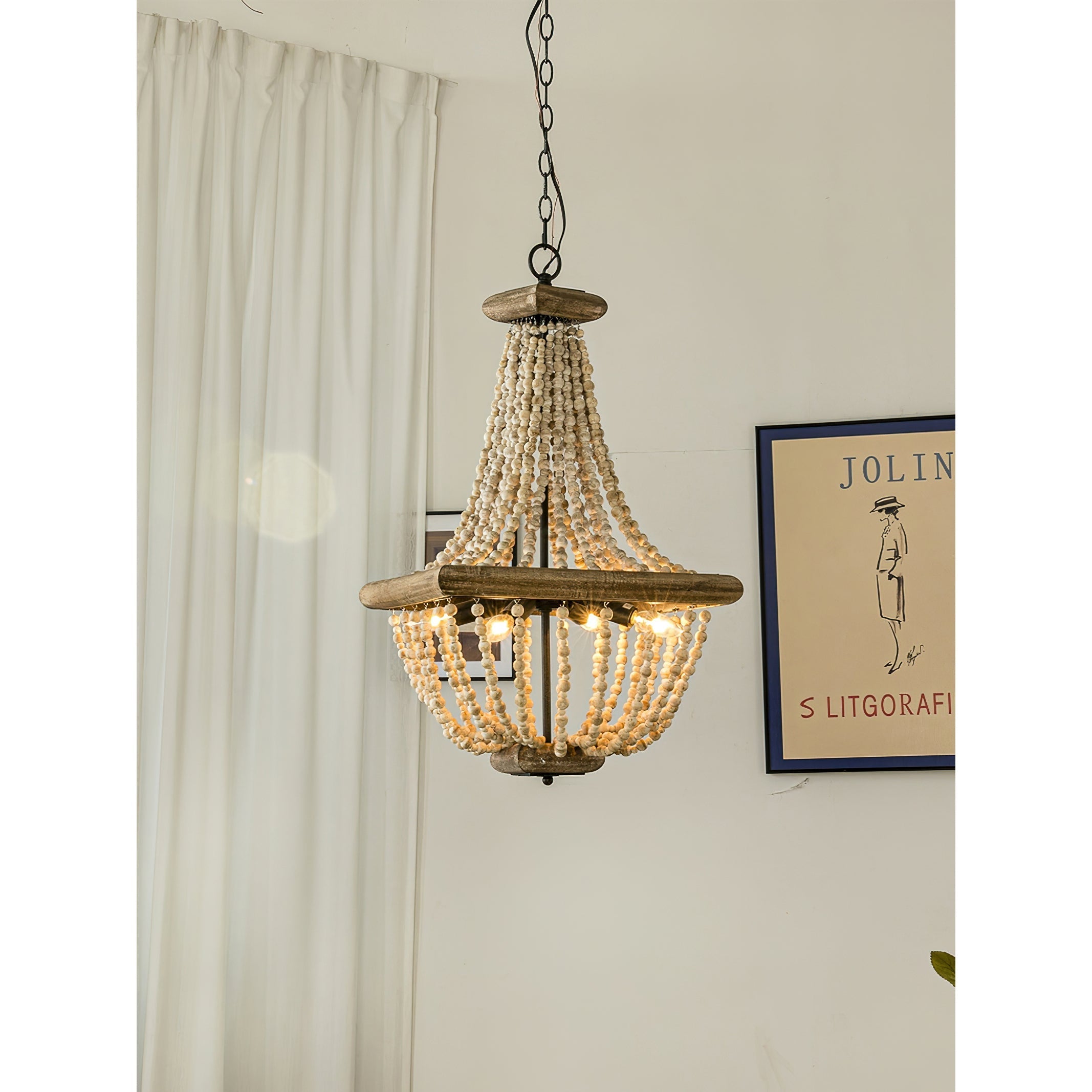Aursorir Postmodern Luxury Wooden Chandelier - Letslighting