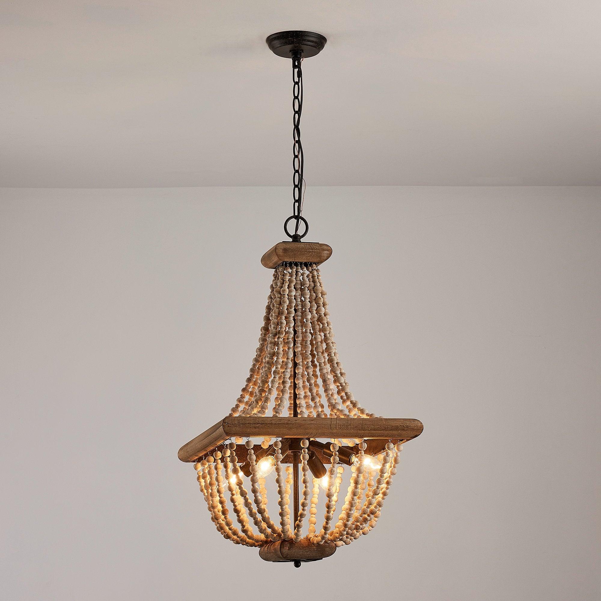 Aursorir Postmodern Luxury Wooden Chandelier - Letslighting