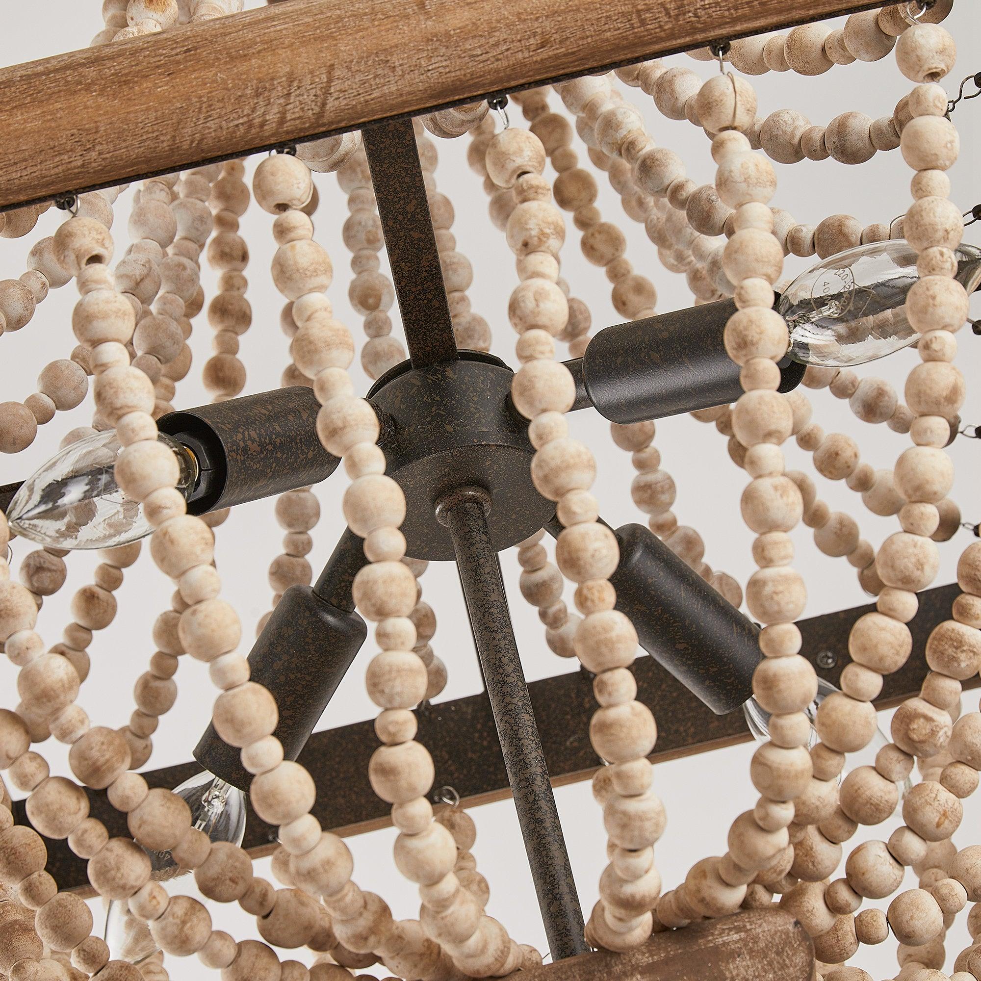 Aursorir Postmodern Luxury Wooden Chandelier - Letslighting