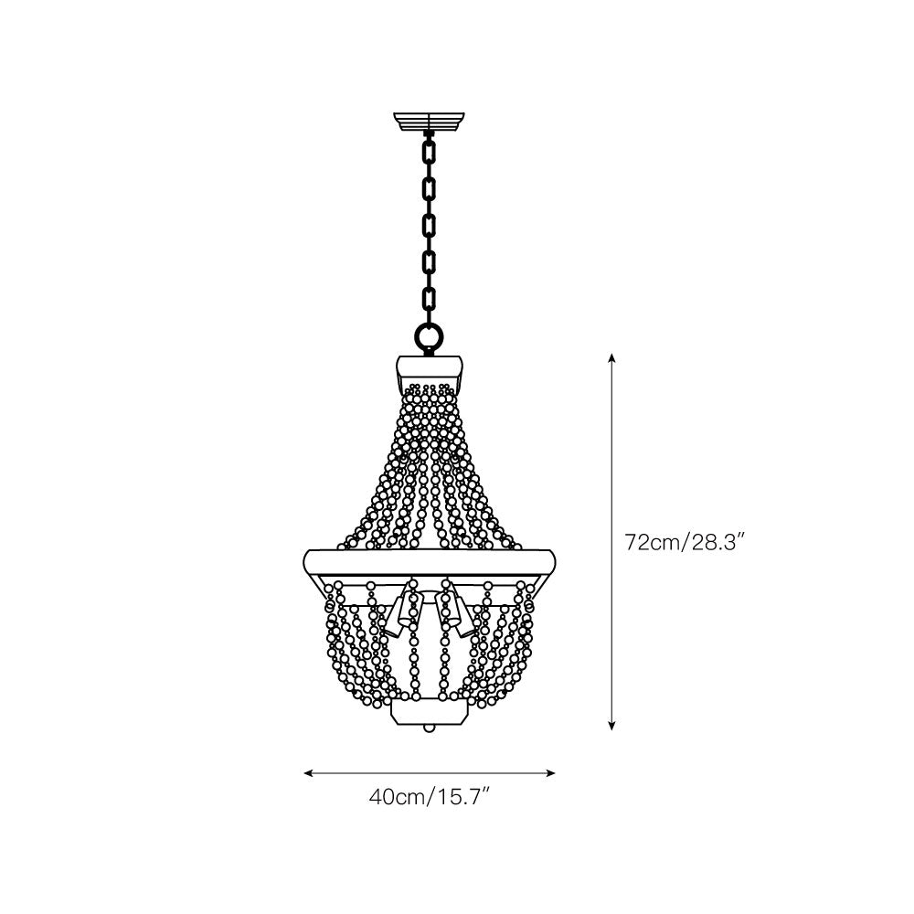 Aursorir Postmodern Luxury Wooden Chandelier - Letslighting