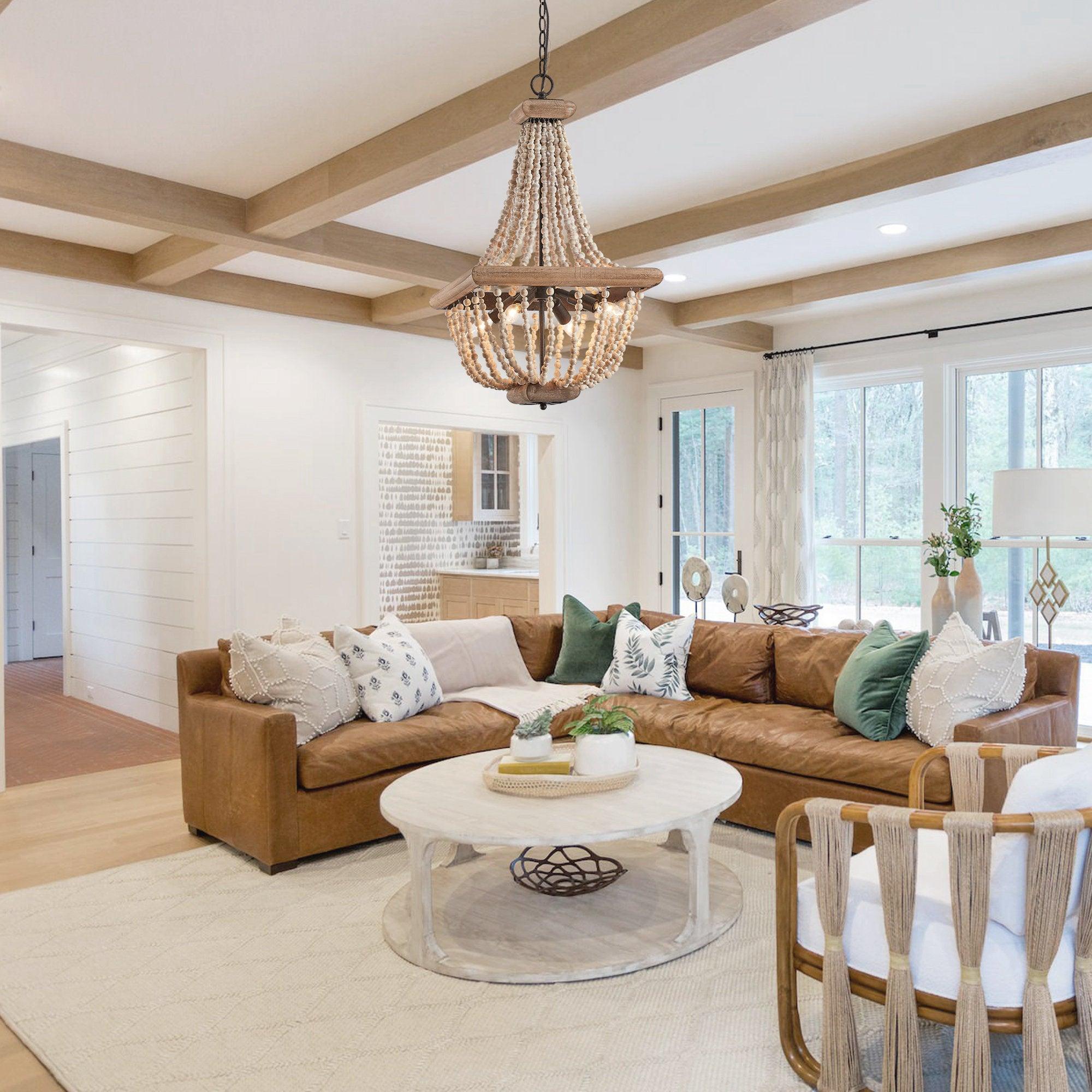 Aursorir Postmodern Luxury Wooden Chandelier - Letslighting