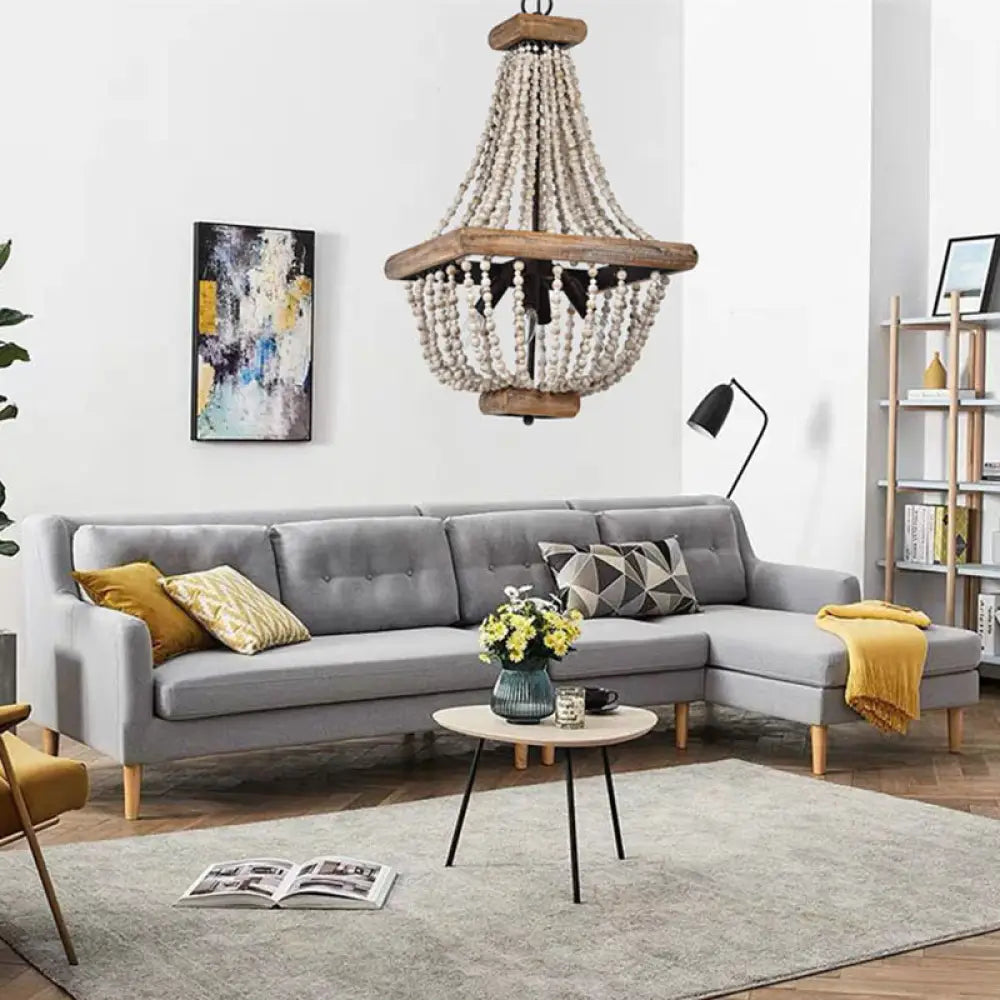 Aursorir Postmodern Luxury Wooden Chandelier - Letslighting