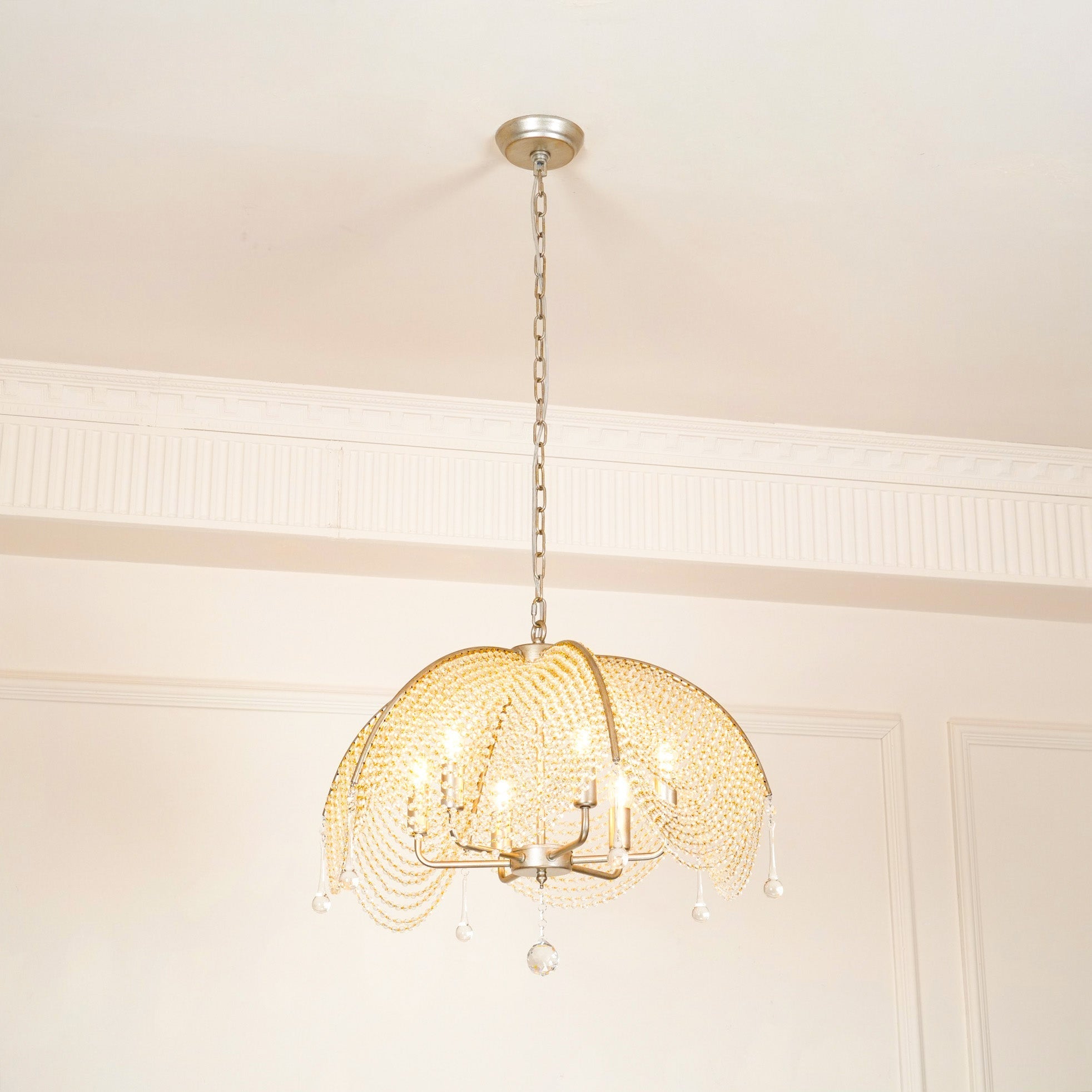 Ulsilus Elegance Style Beads Crystal Chandelier - Letslighting