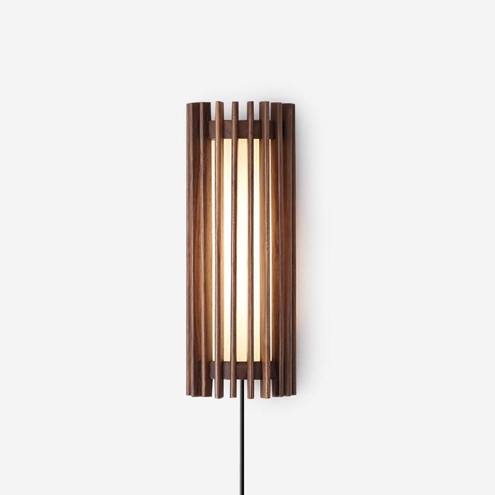 Veyno Wooden Slatted Wall Lamp - Letslighting