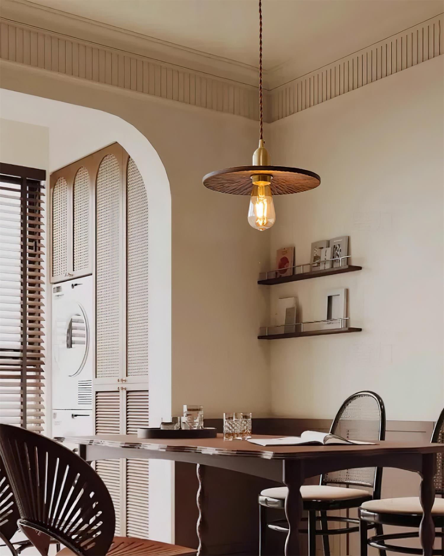 Rei Wood Pendant Lamp - Letslighting