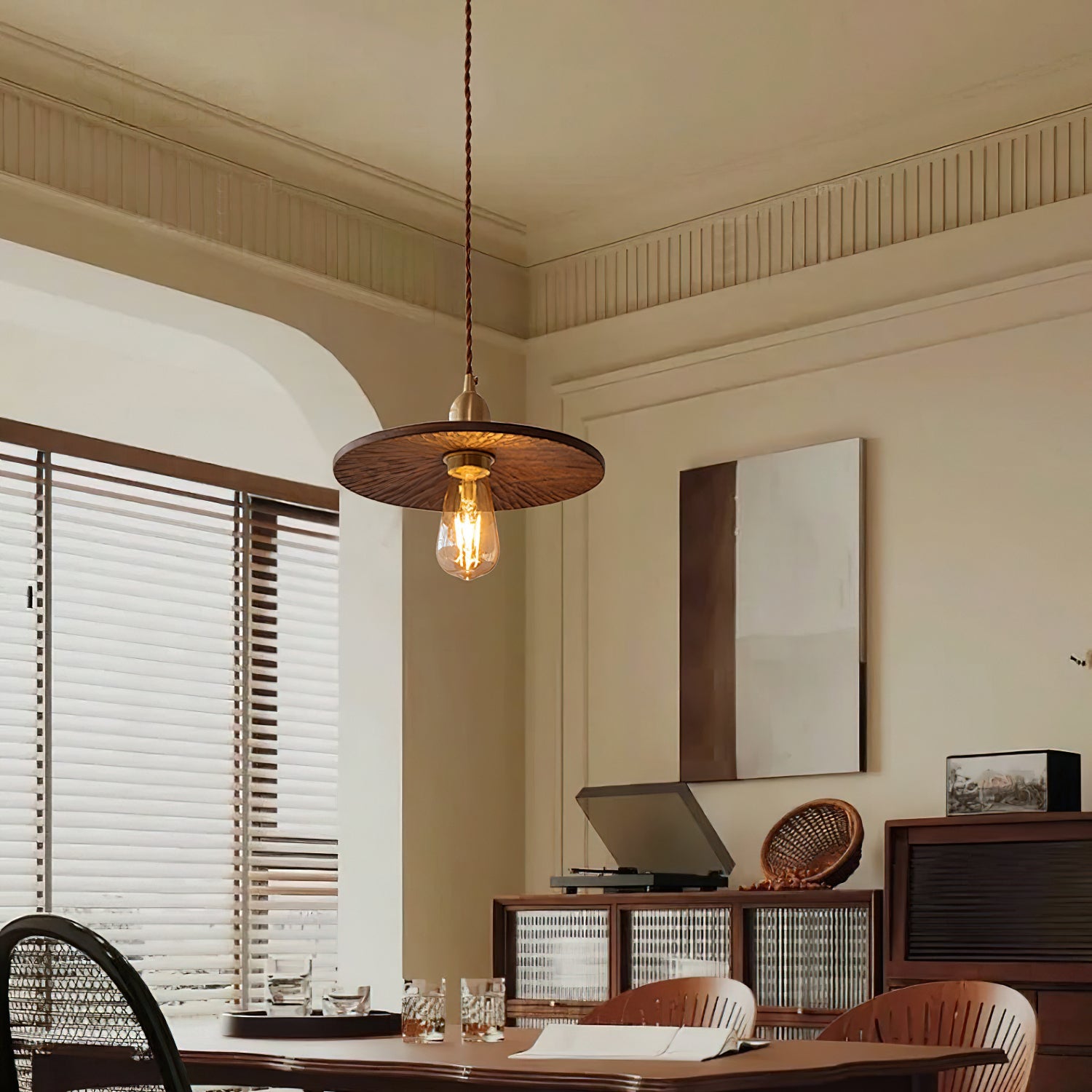 Rei Wood Pendant Lamp - Letslighting
