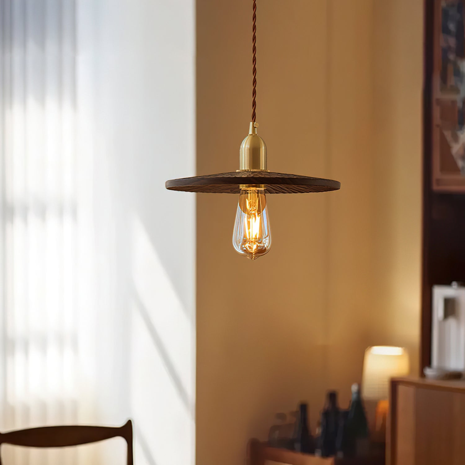 Rei Wood Pendant Lamp - Letslighting