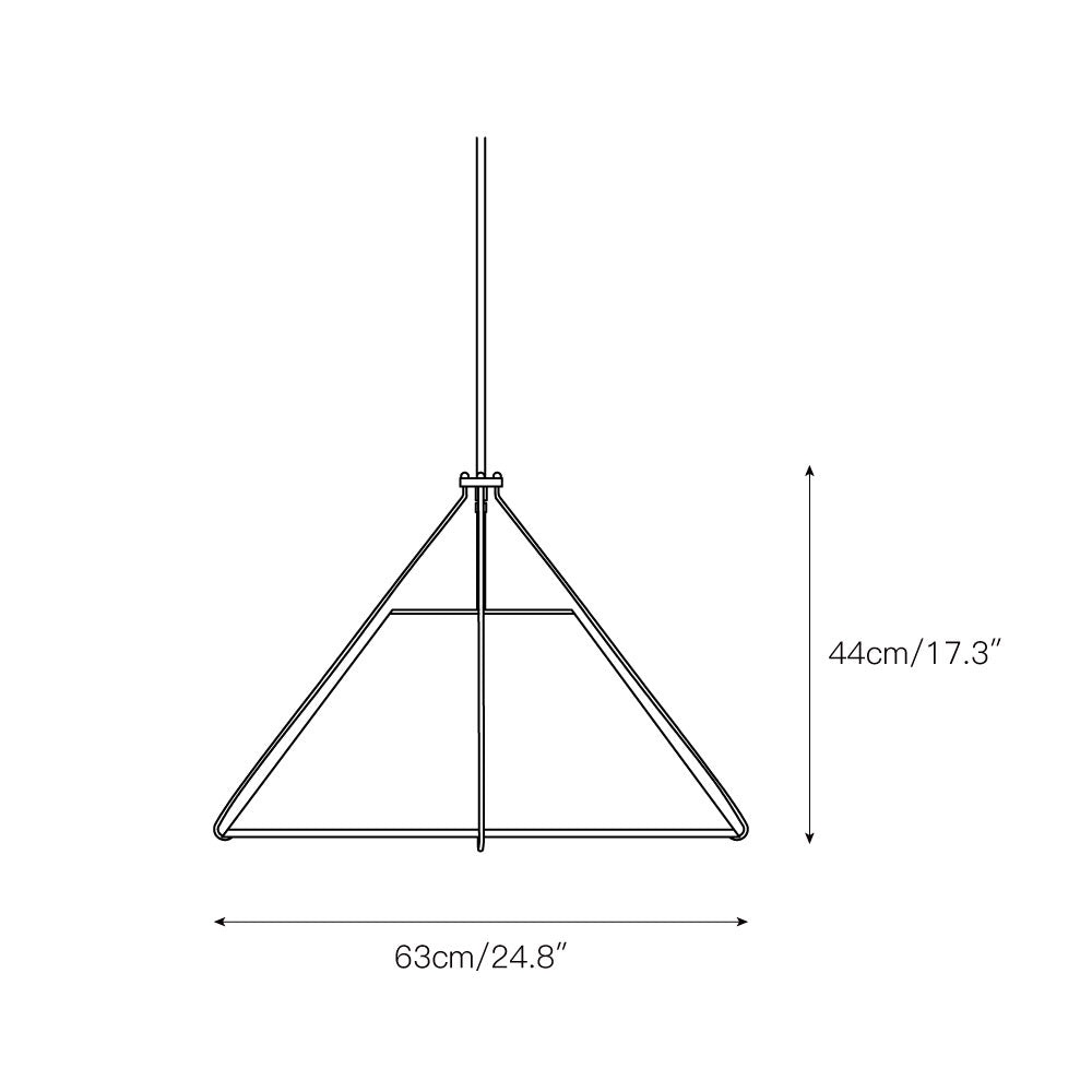 Voloraris Vintage Industrial Conical Fabric Pendant Lamp - Letslighting
