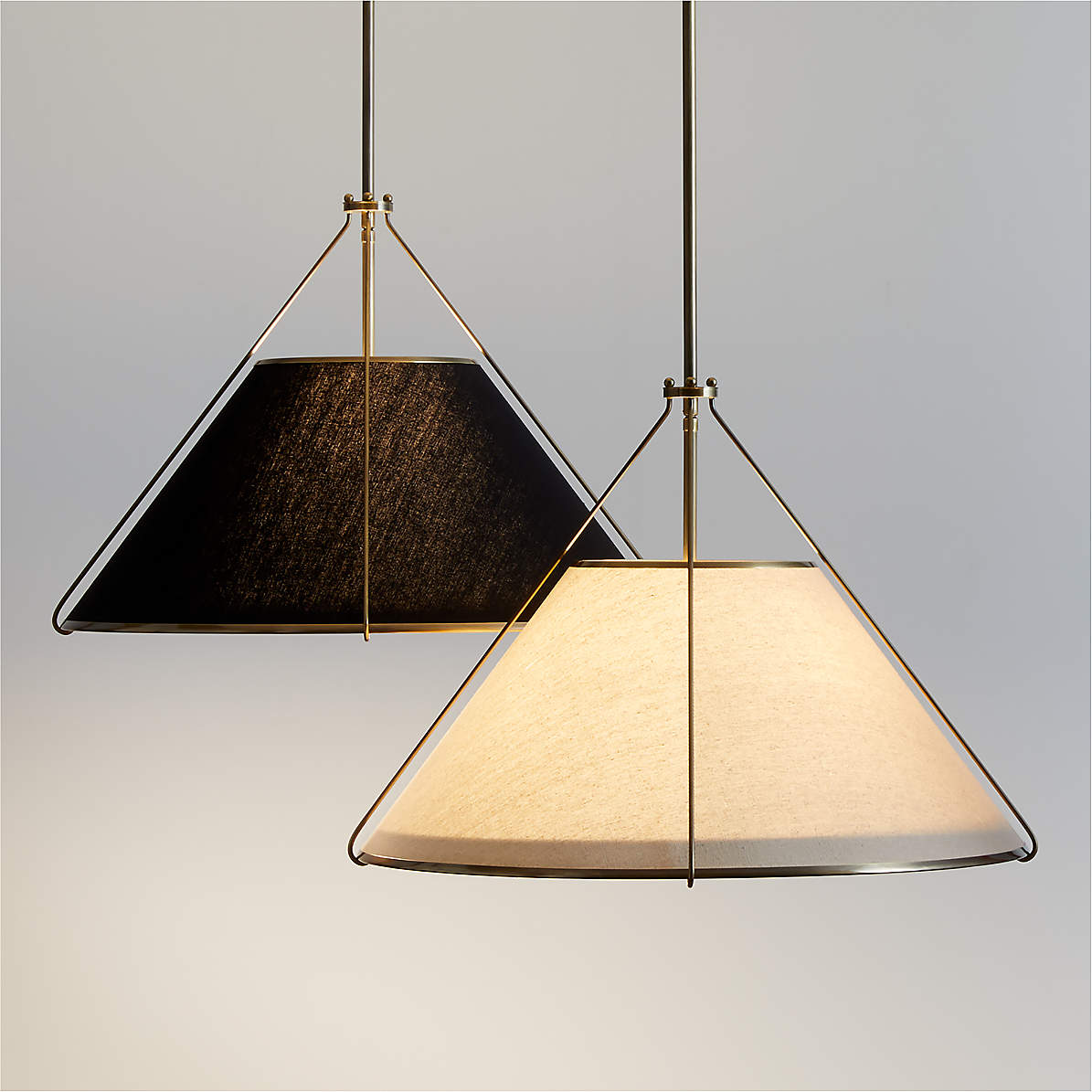 Voloraris Vintage Industrial Conical Fabric Pendant Lamp - Letslighting