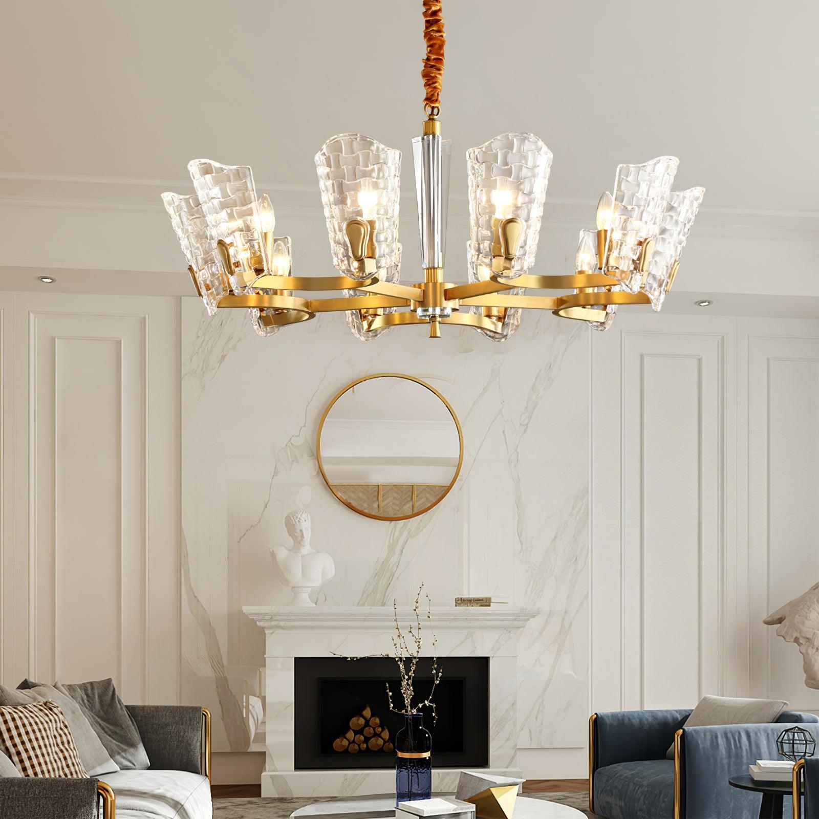 Radiant Luxury Brass Chandelier - Letslighting