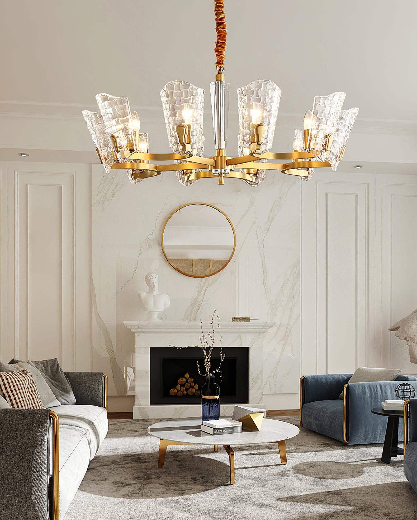Radiant Luxury Brass Chandelier - Letslighting