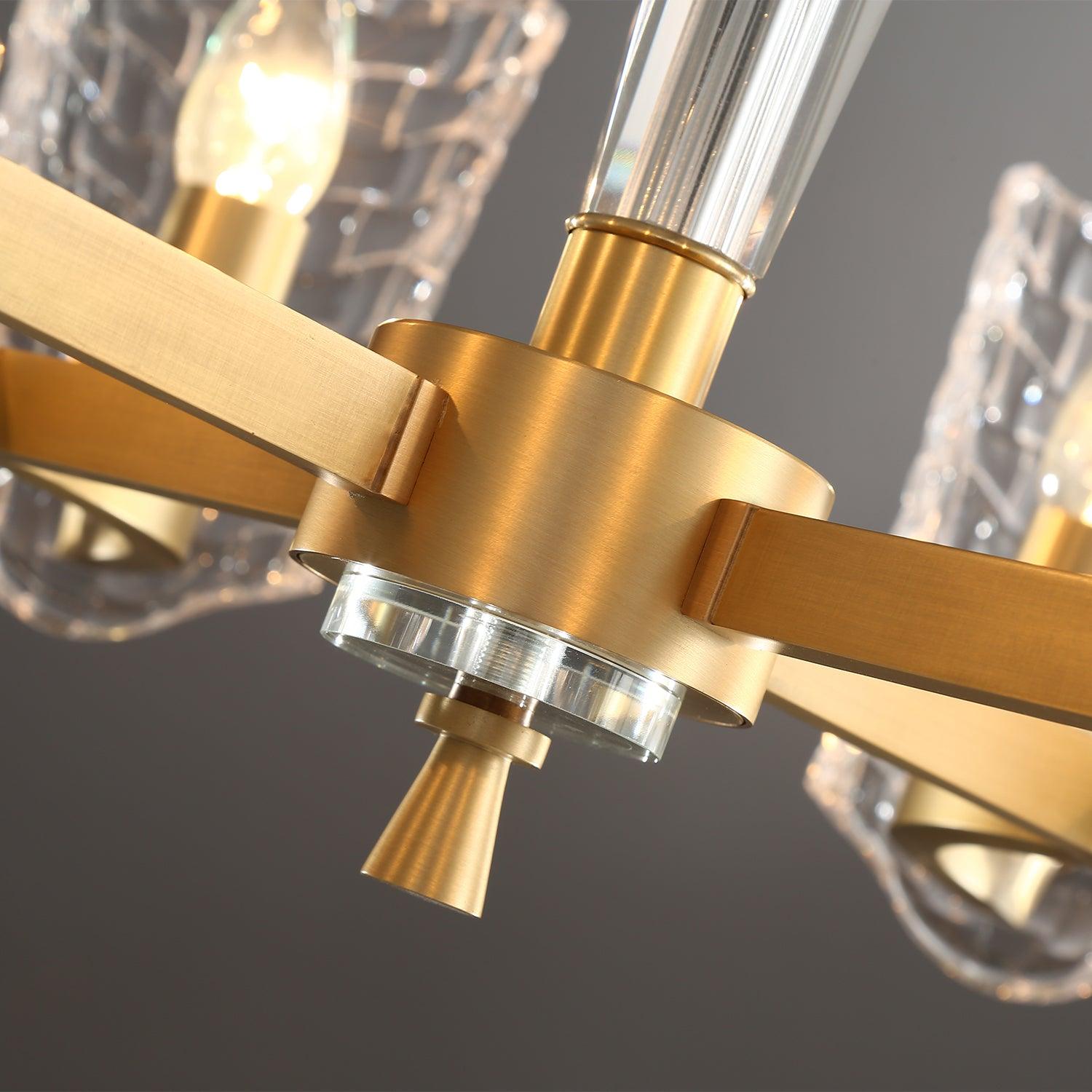 Radiant Luxury Brass Chandelier - Letslighting