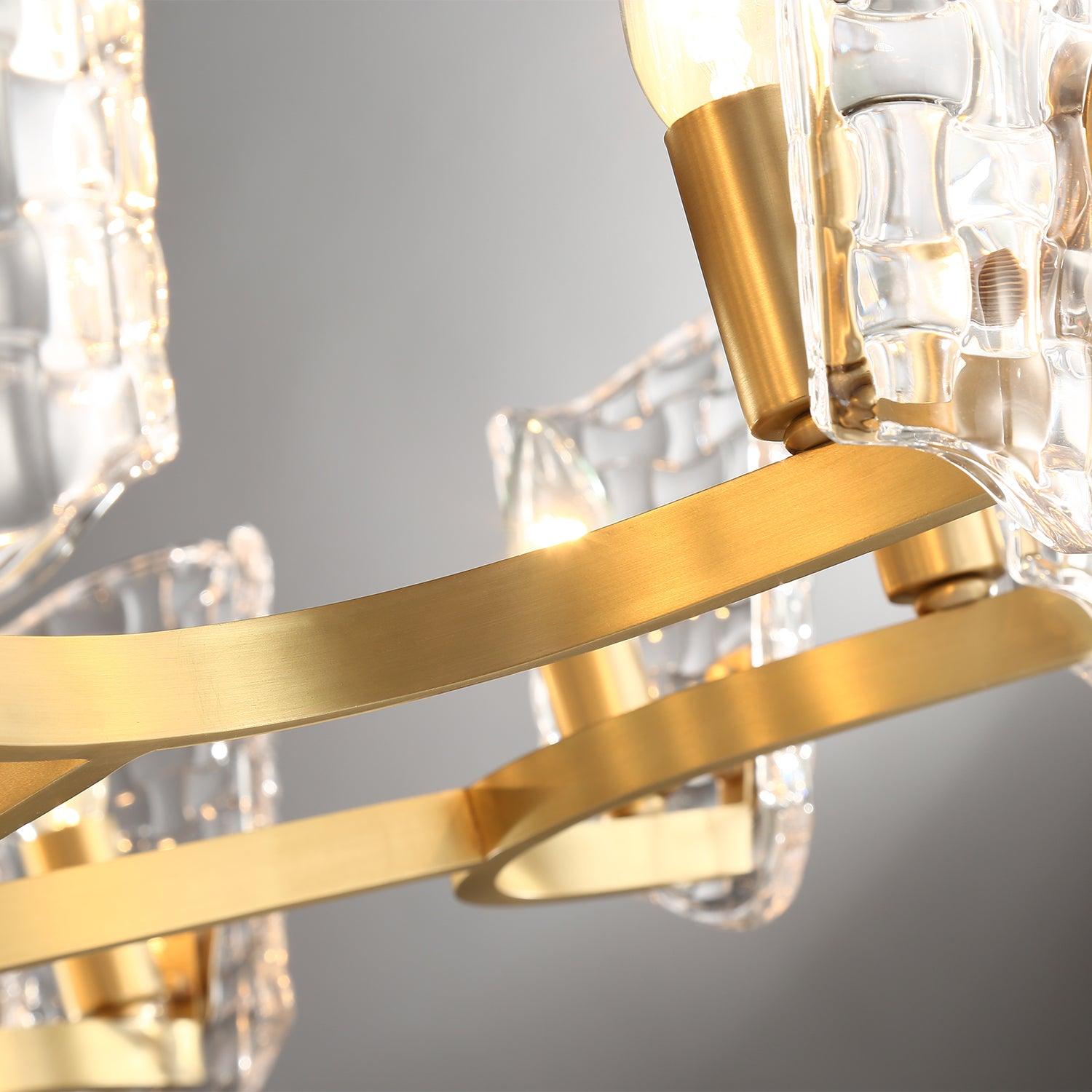 Radiant Luxury Brass Chandelier - Letslighting